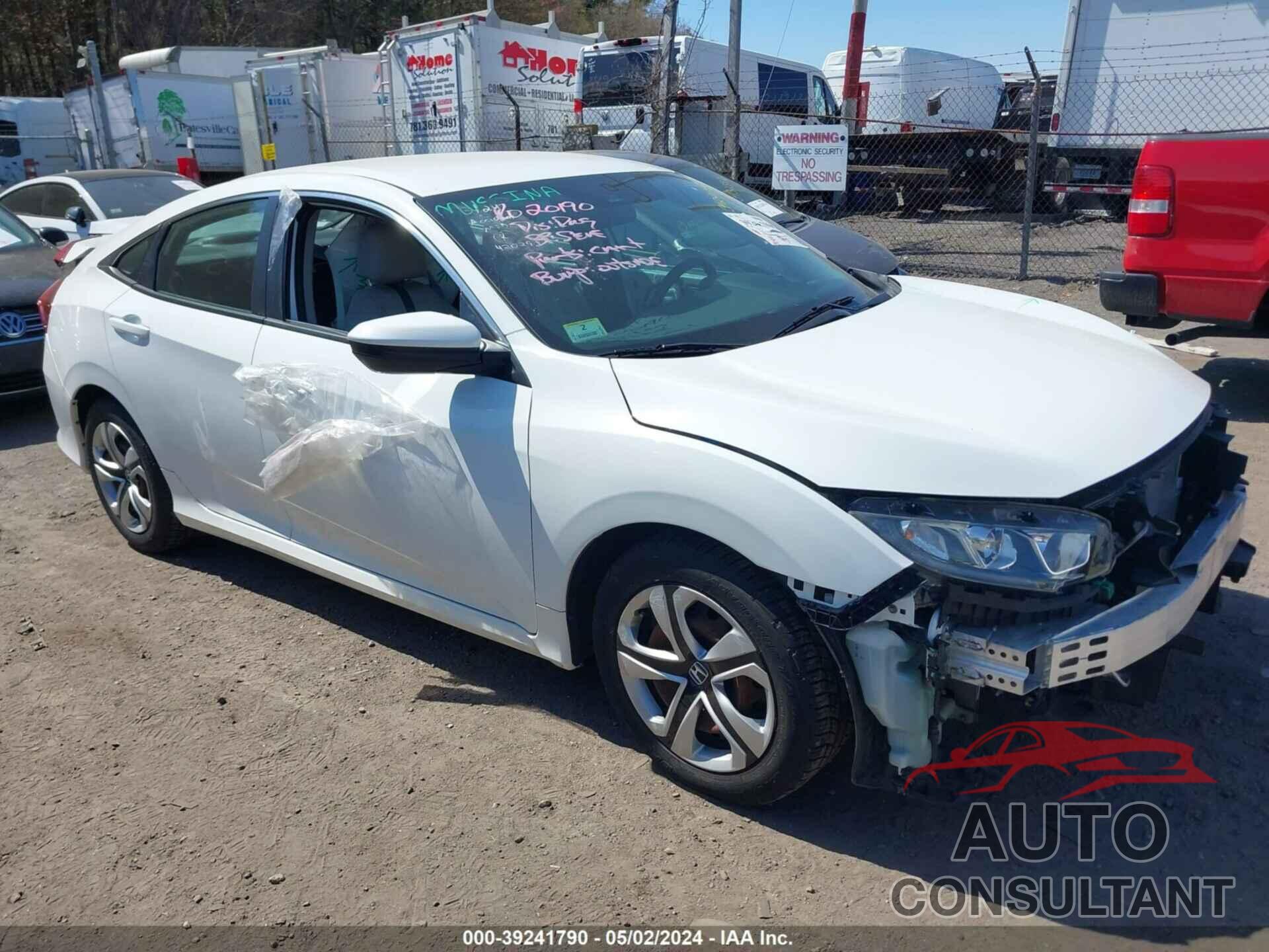 HONDA CIVIC 2016 - 19XFC2F63GE221599