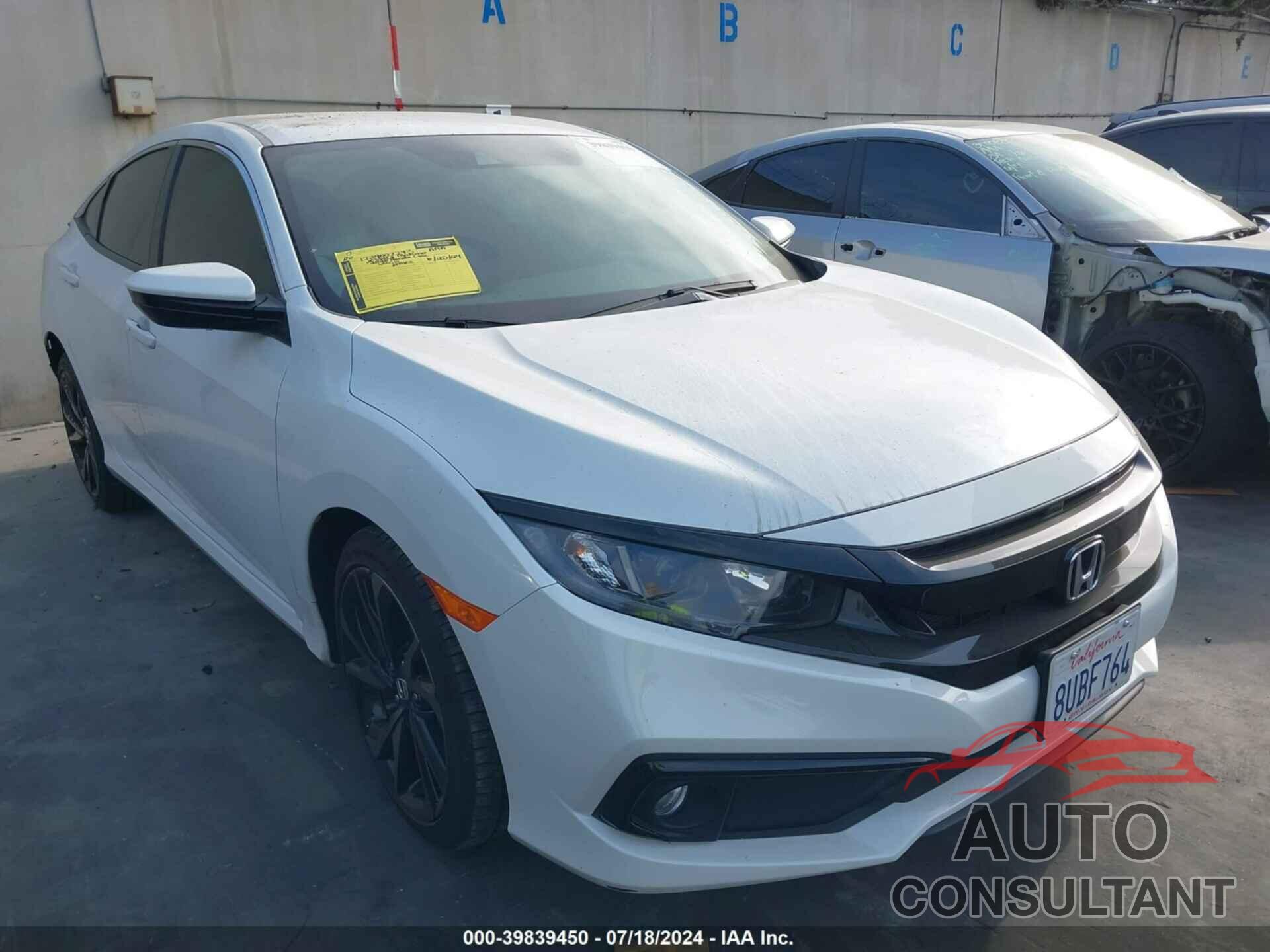 HONDA CIVIC 2020 - 2HGFC2F82LH585286