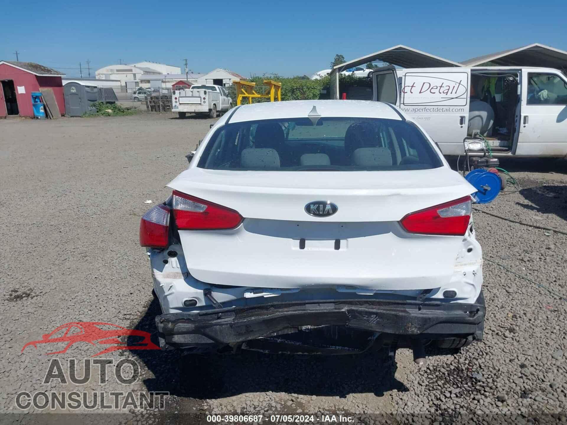 KIA FORTE 2017 - 3KPFK4A76HE085274