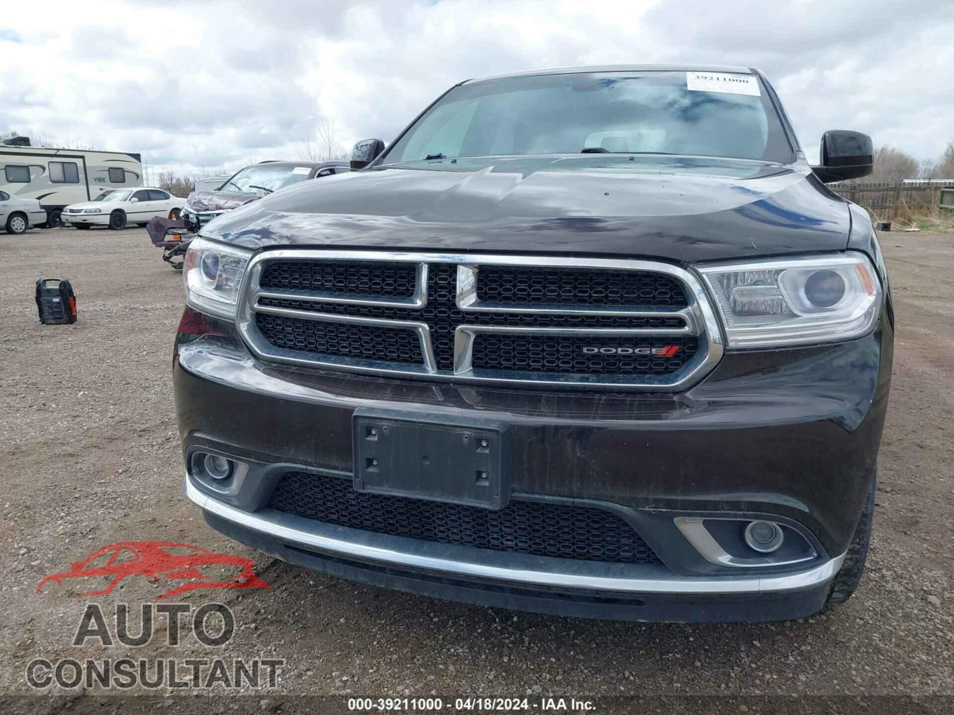 DODGE DURANGO 2017 - 1C4RDJAG6HC824026