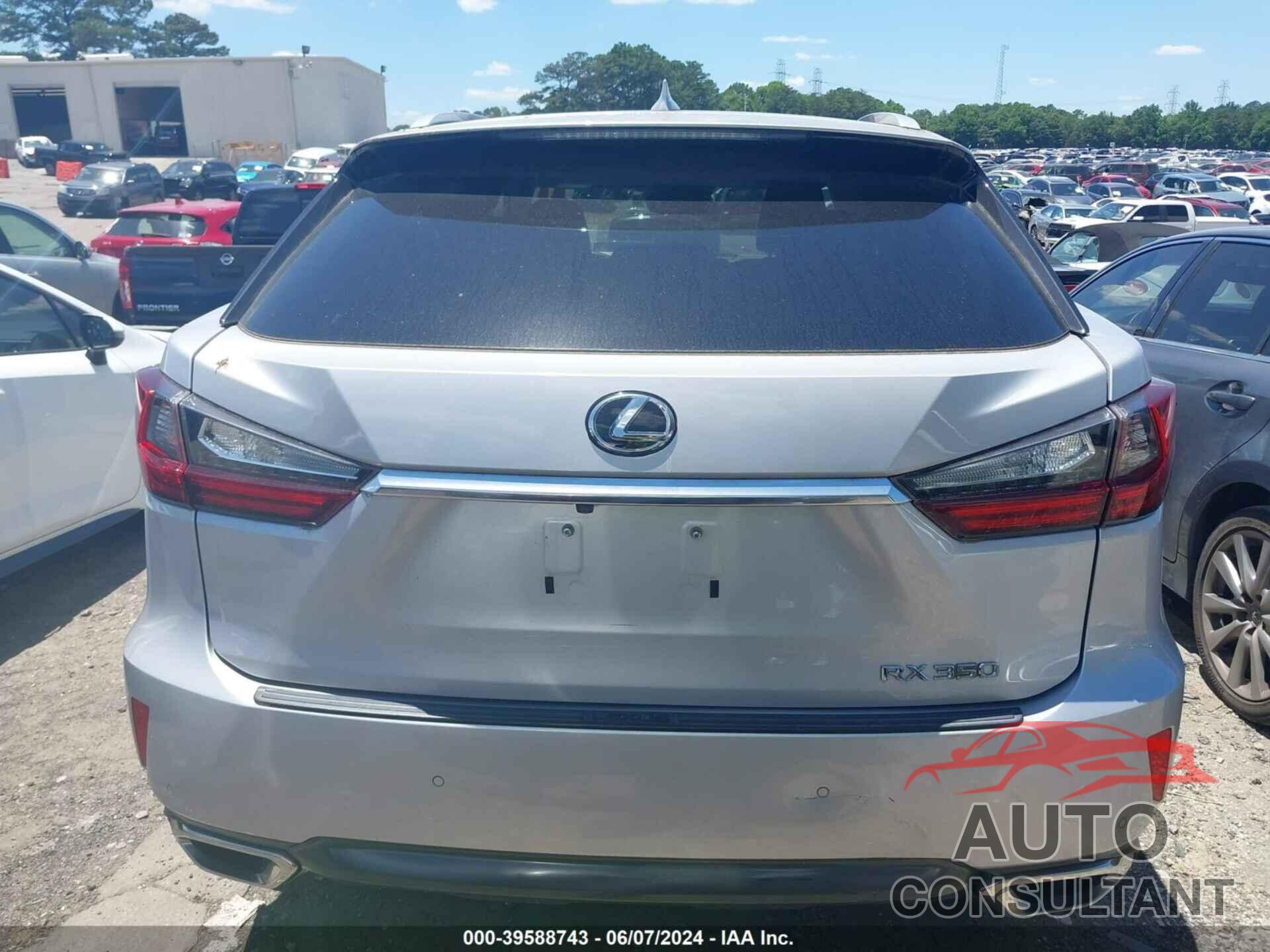 LEXUS RX 350 2016 - 2T2ZZMCA0GC029907