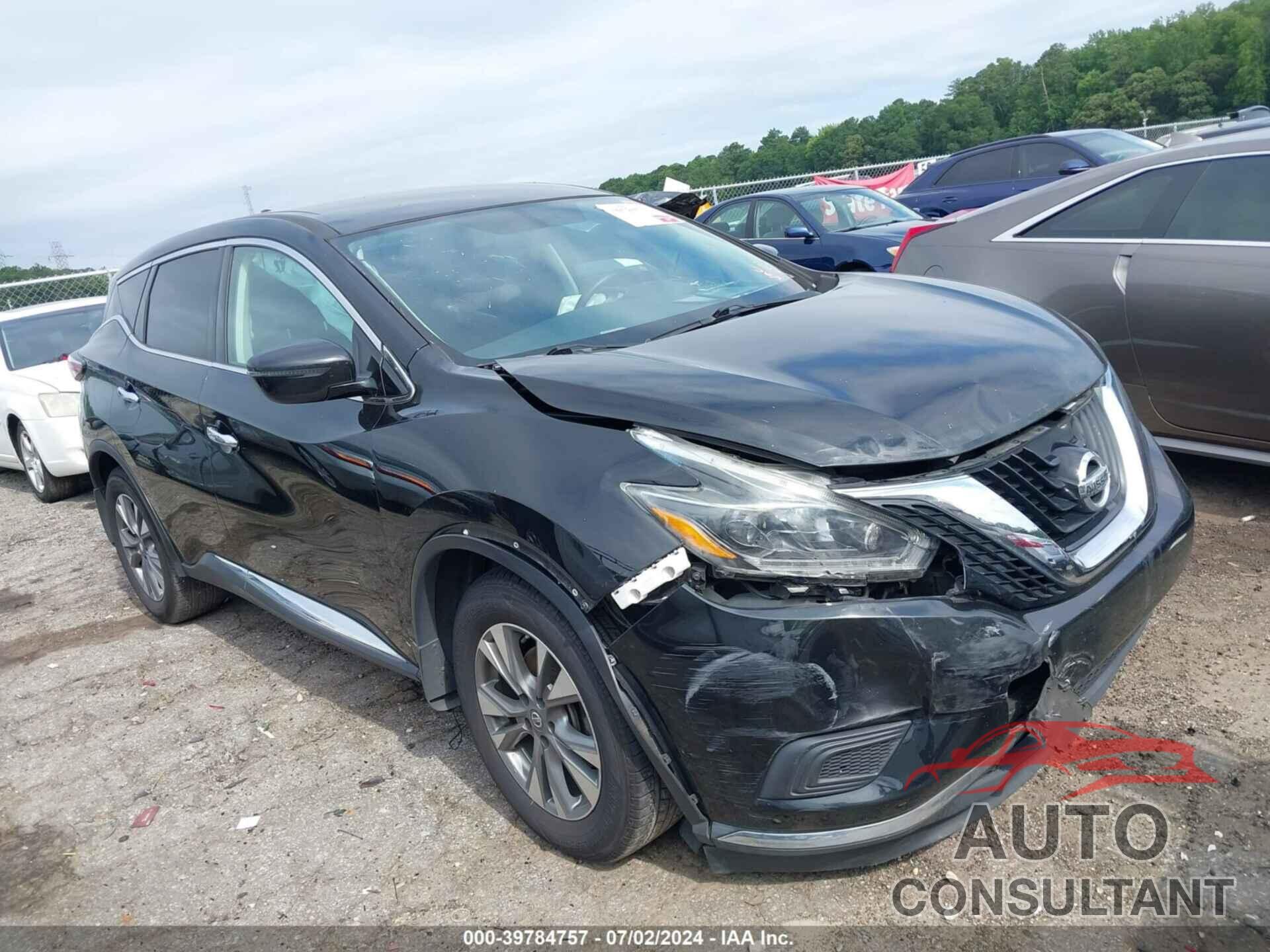 NISSAN MURANO 2018 - 5N1AZ2MG7JN153844