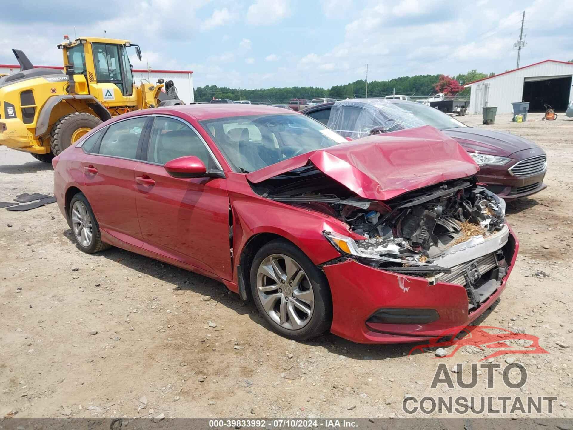 HONDA ACCORD 2018 - 1HGCV1F15JA028233