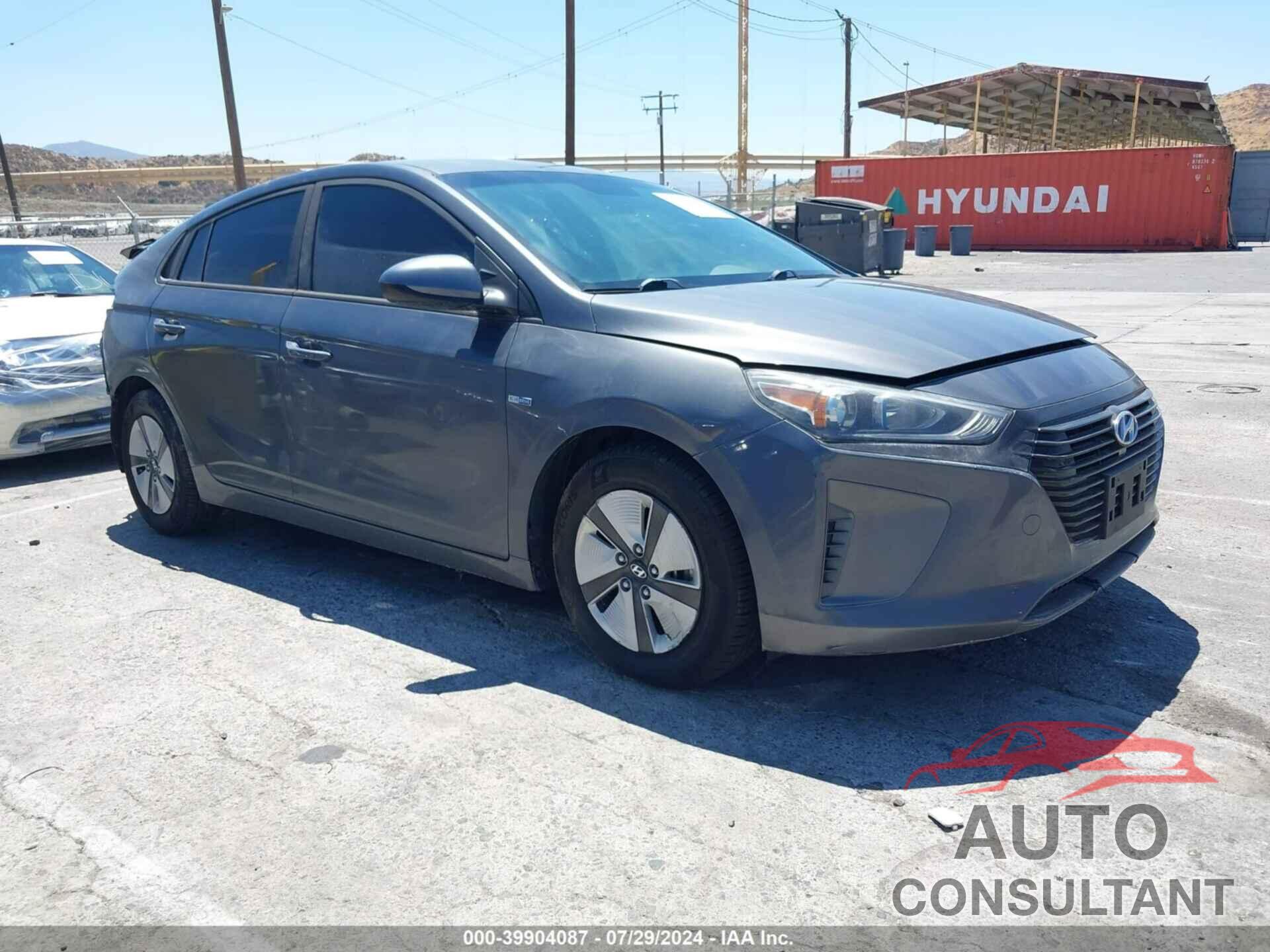 HYUNDAI IONIQ HYBRID 2019 - KMHC65LC7KU180776