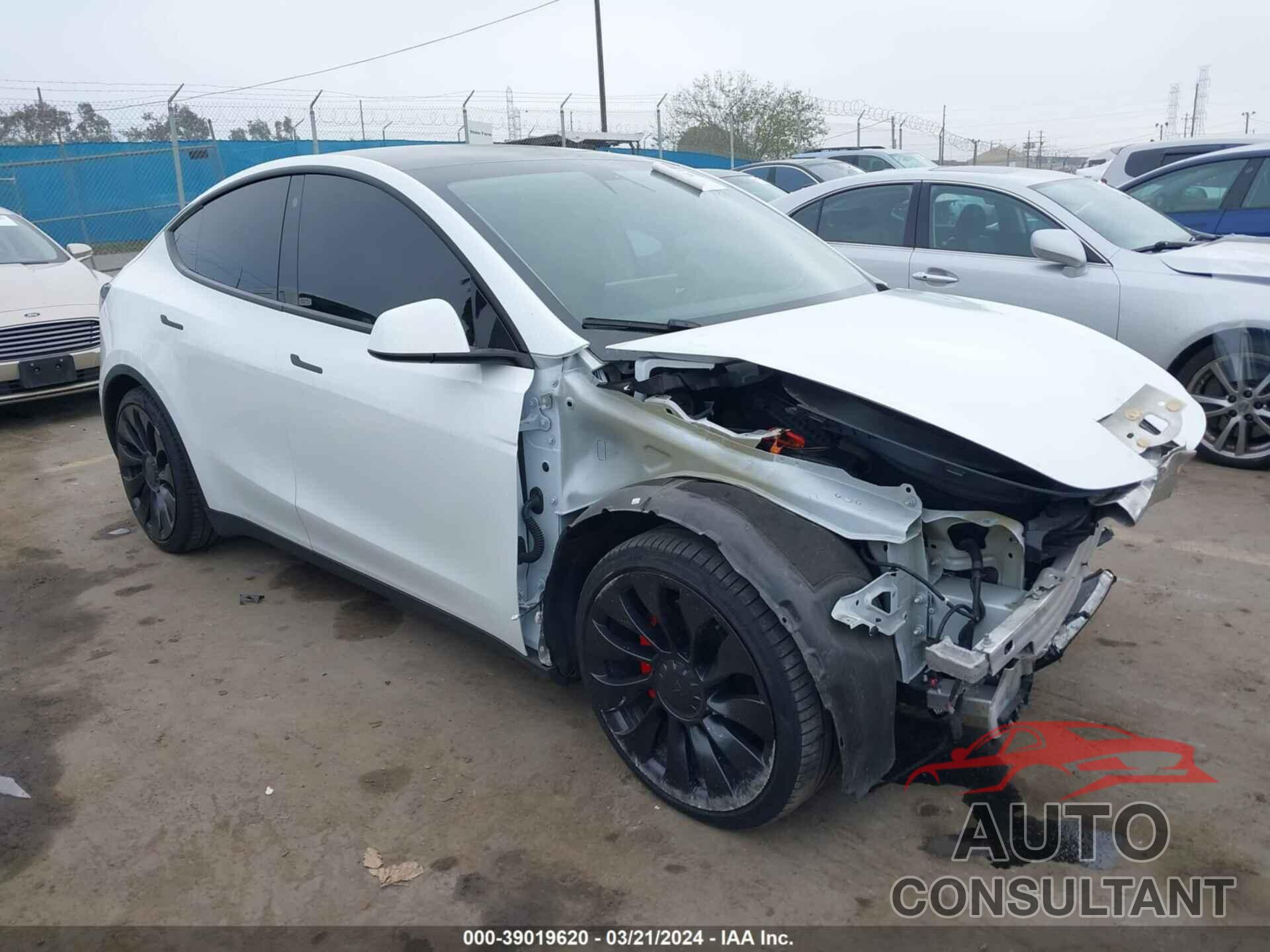 TESLA MODEL Y 2022 - 7SAYGDEF8NF485678