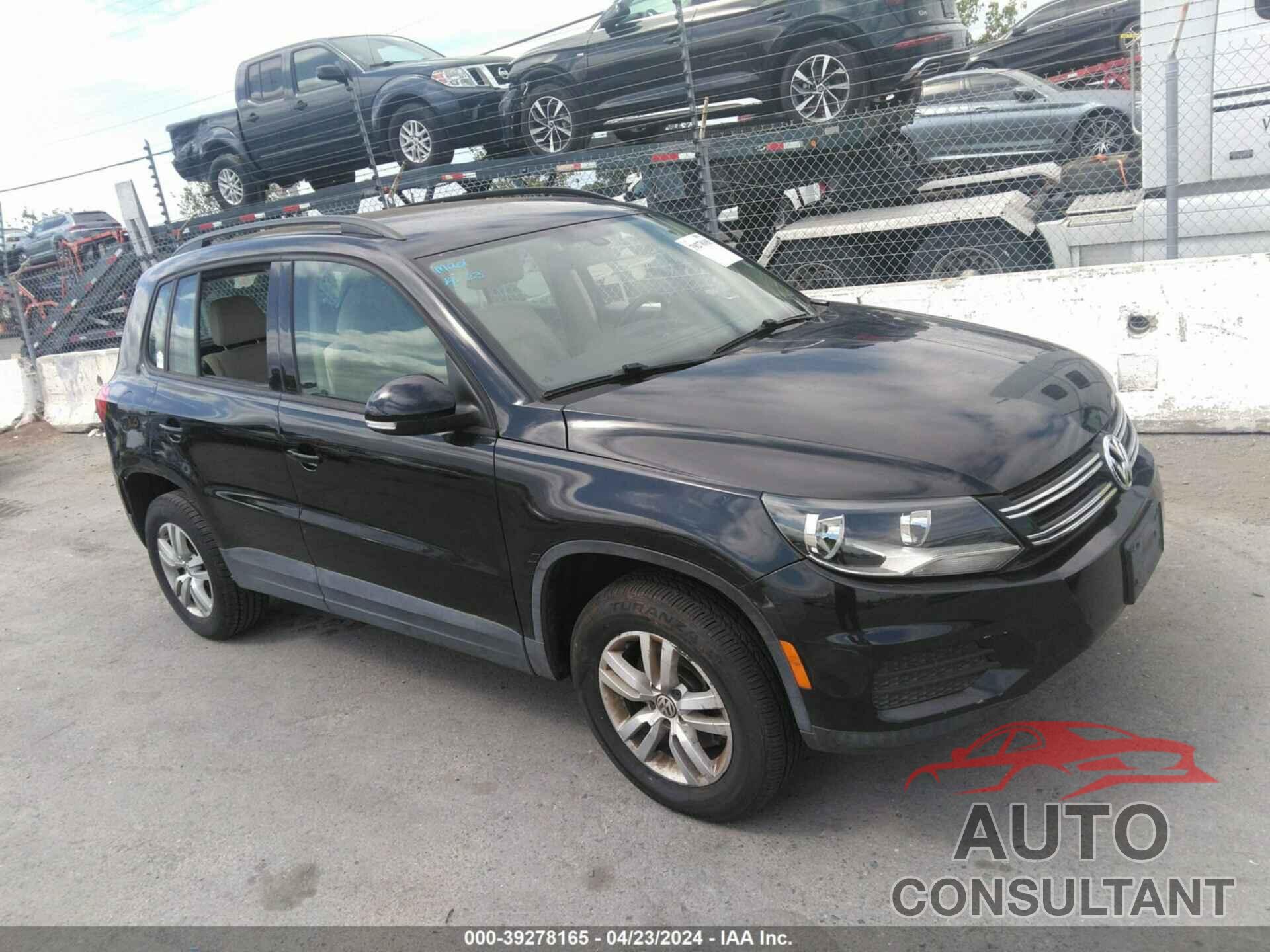 VOLKSWAGEN TIGUAN 2016 - WVGAV7AX4GW501244