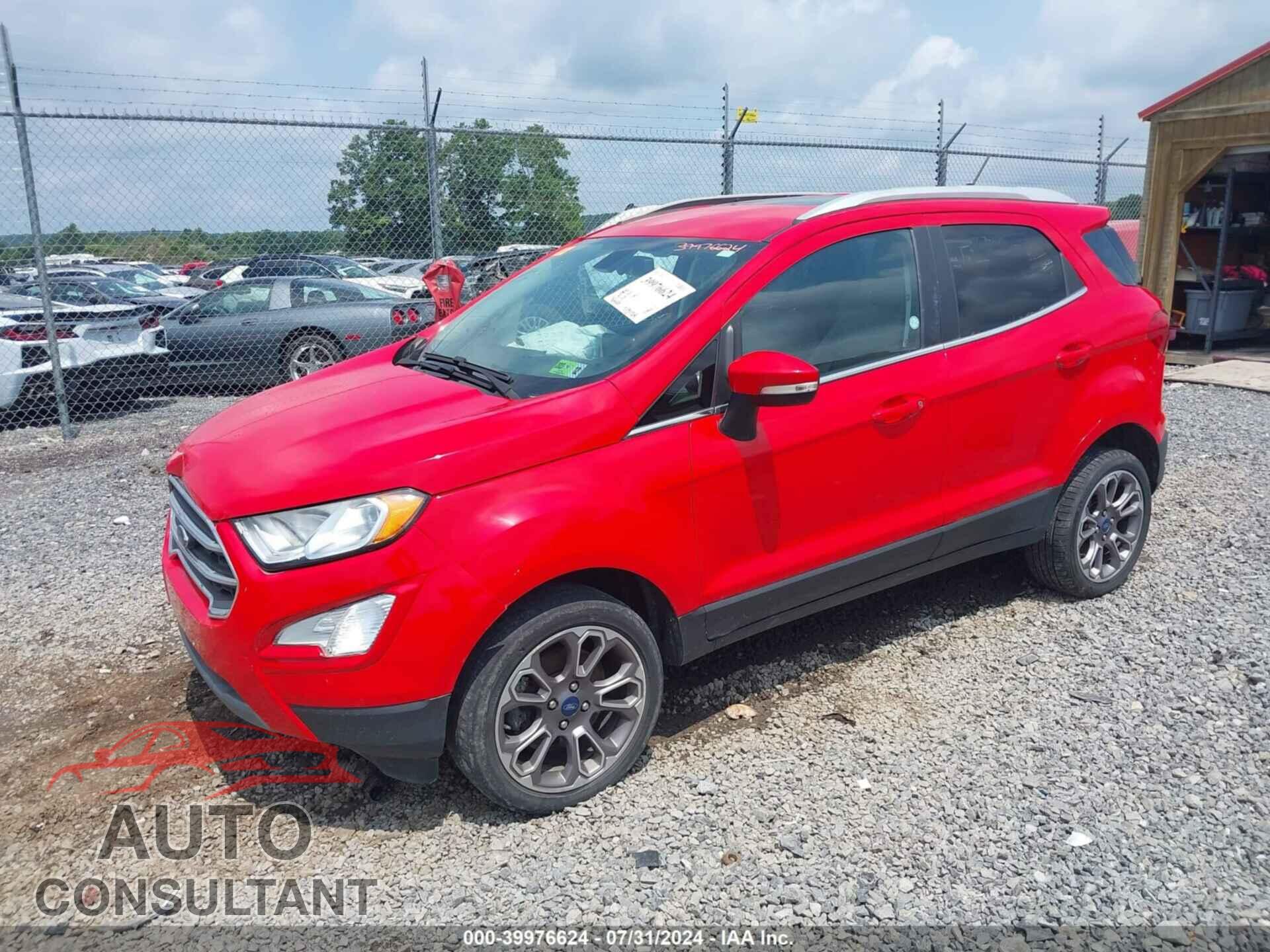 FORD ECOSPORT 2020 - MAJ6S3KL7LC347539