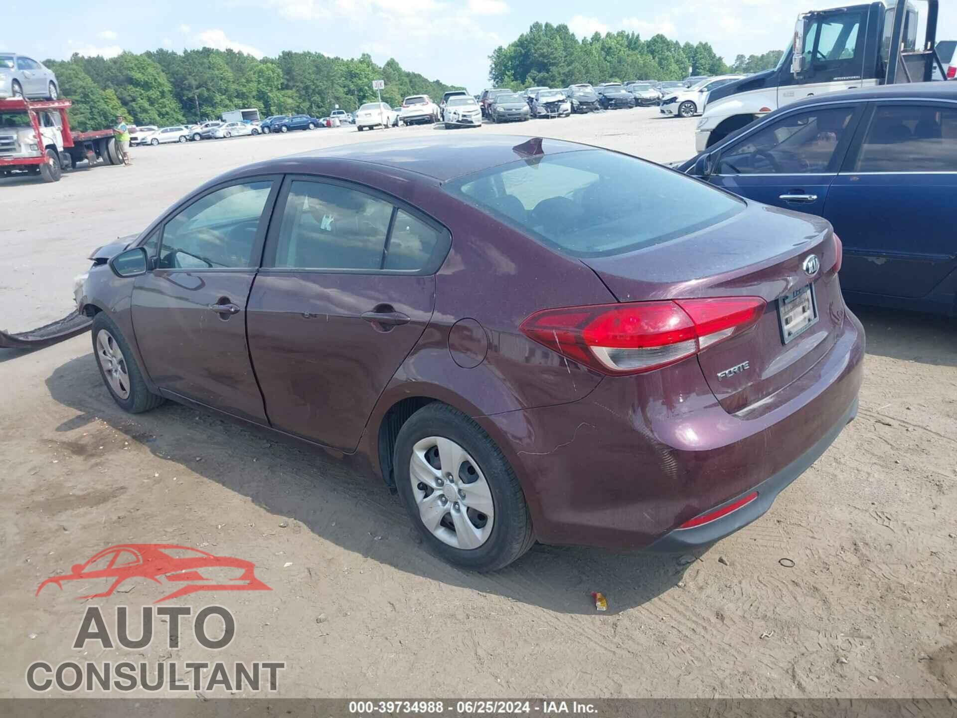 KIA FORTE 2017 - 3KPFK4A70HE099185