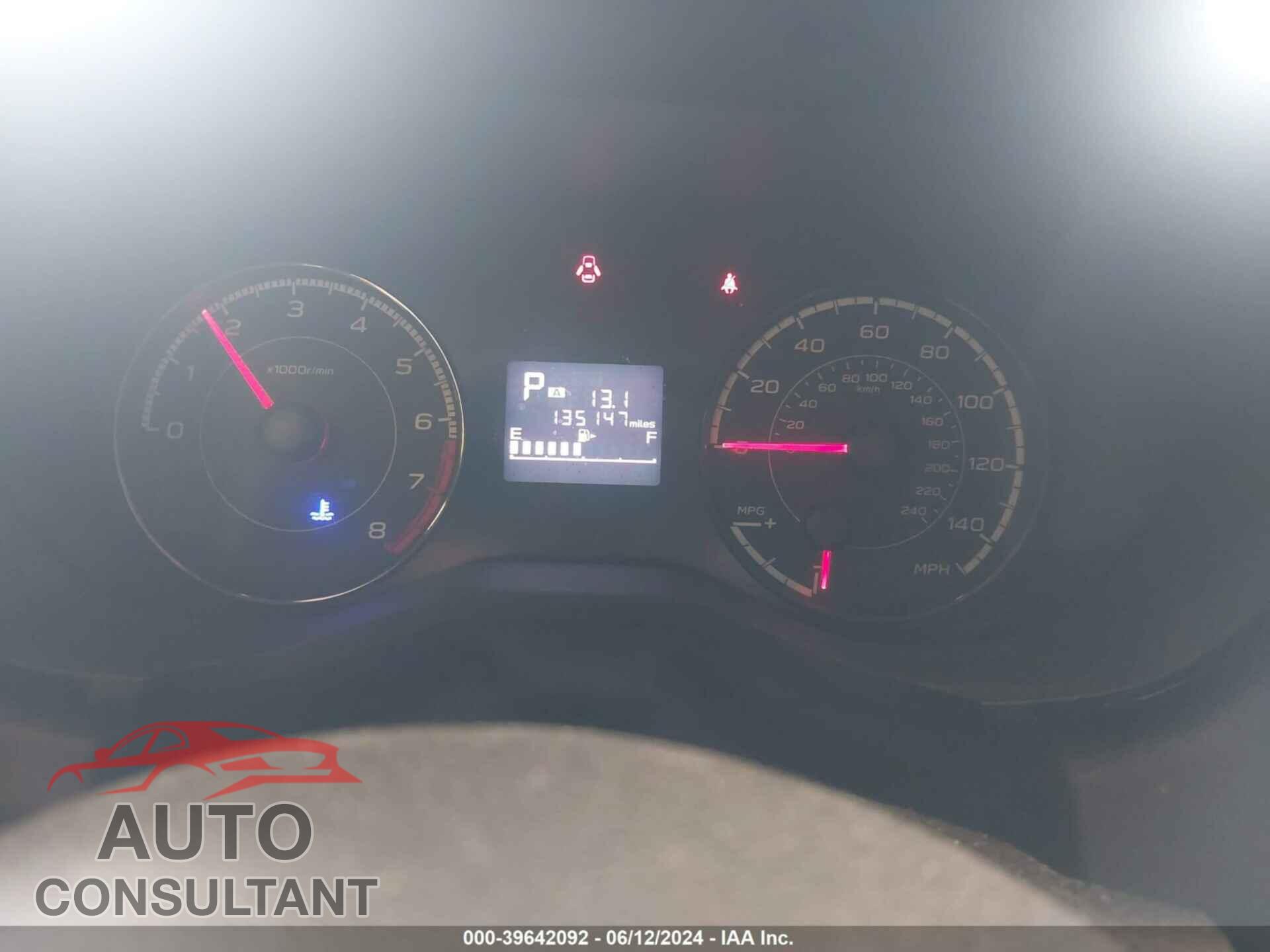 SUBARU IMPREZA 2017 - 4S3GKAA68H3612796