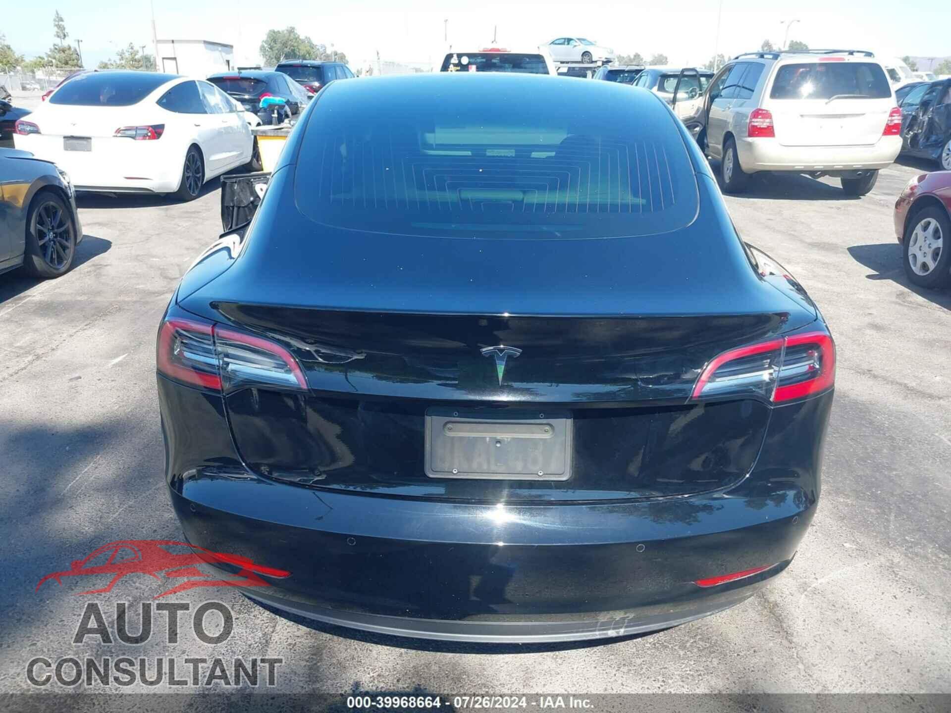 TESLA MODEL 3 2019 - 5YJ3E1EA4KF312090