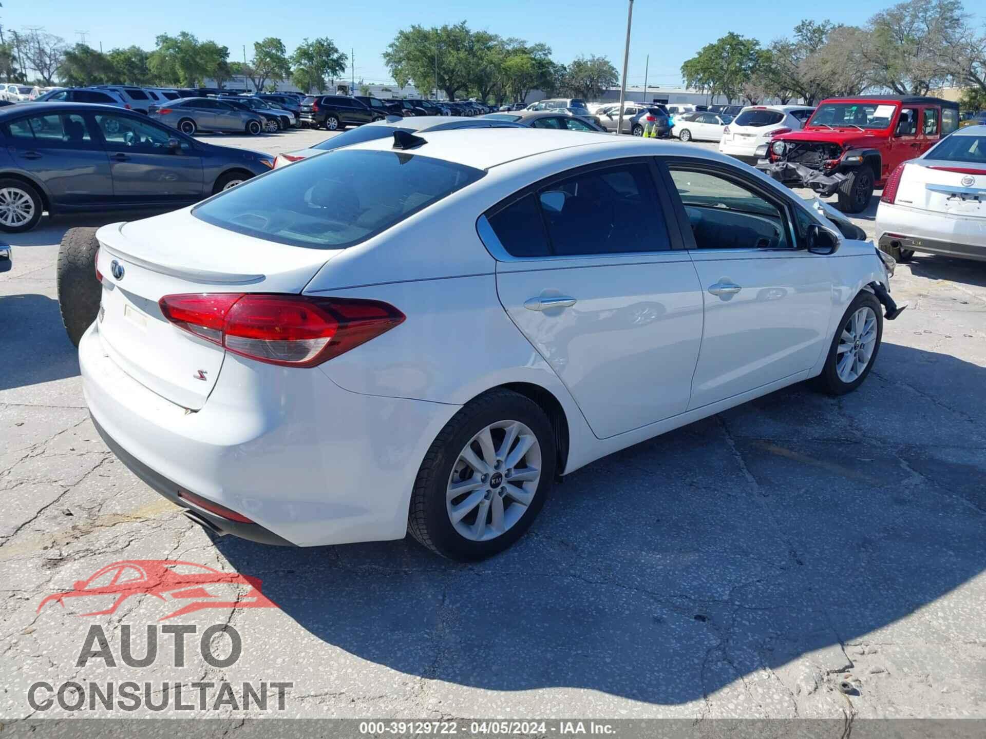 KIA FORTE 2017 - 3KPFL4A7XHE048502