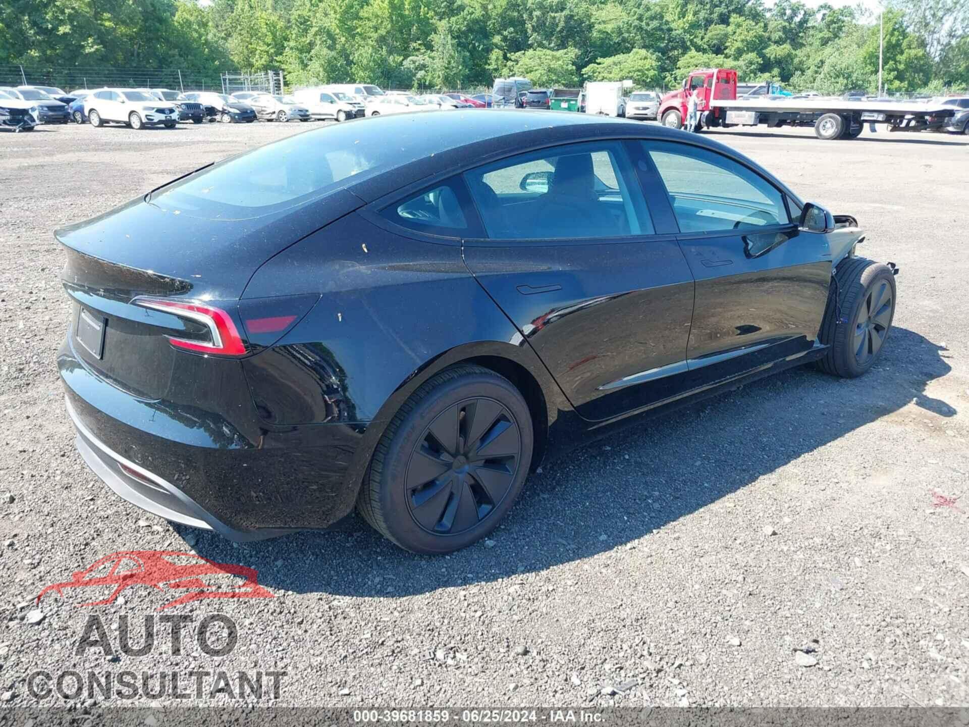 TESLA MODEL 3 2024 - 5YJ3E1EA6RF736252