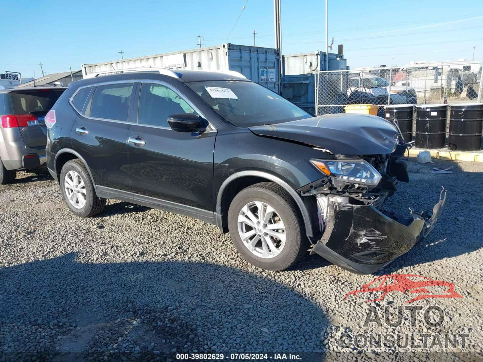 NISSAN ROGUE 2016 - KNMAT2MT6GP696263