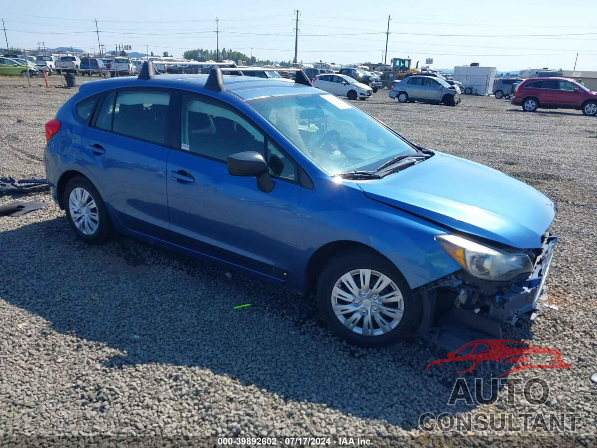 SUBARU IMPREZA 2016 - JF1GPAA69G8240684