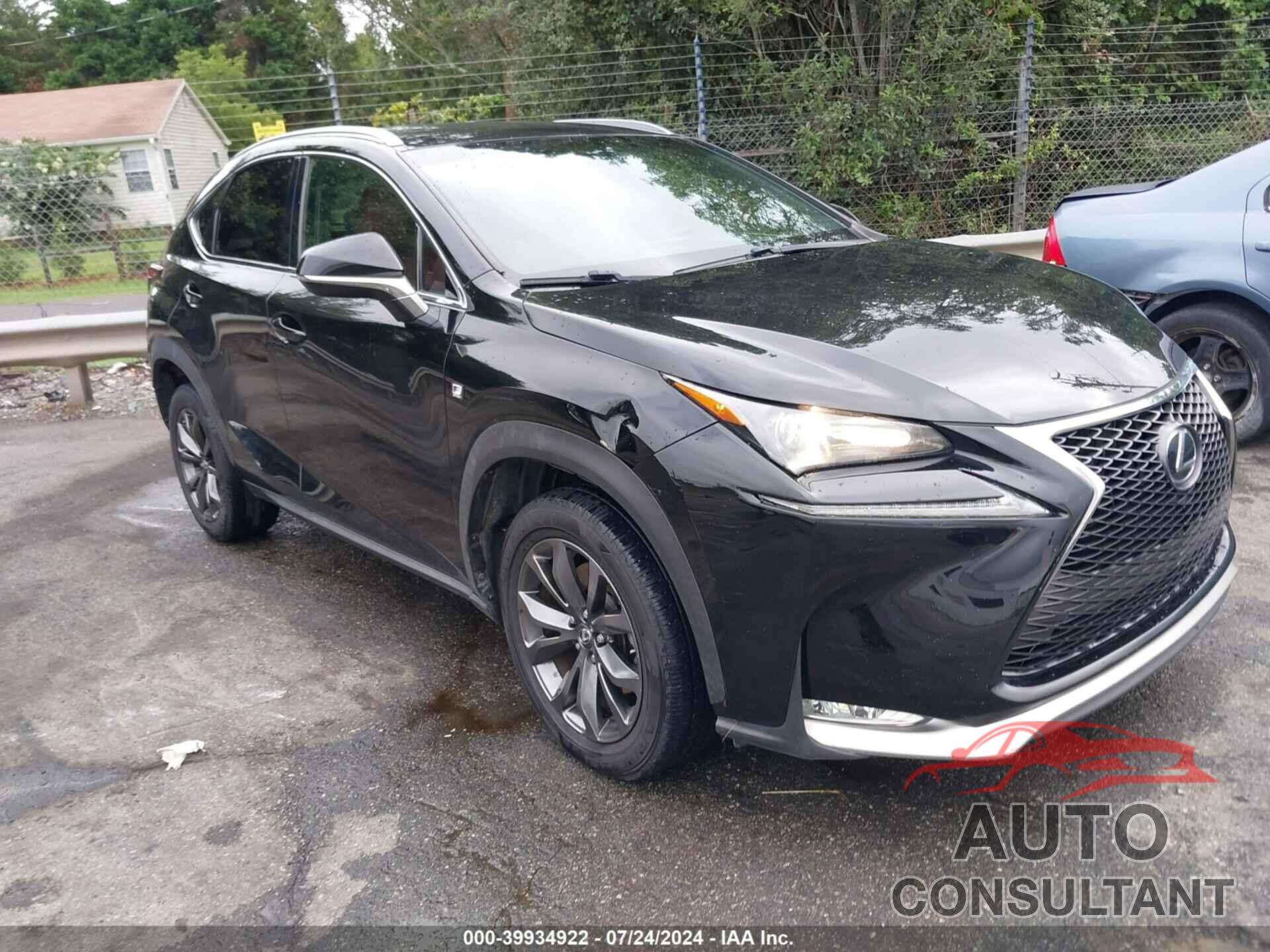 LEXUS NX 200T 2017 - JTJYARBZ6H2073032