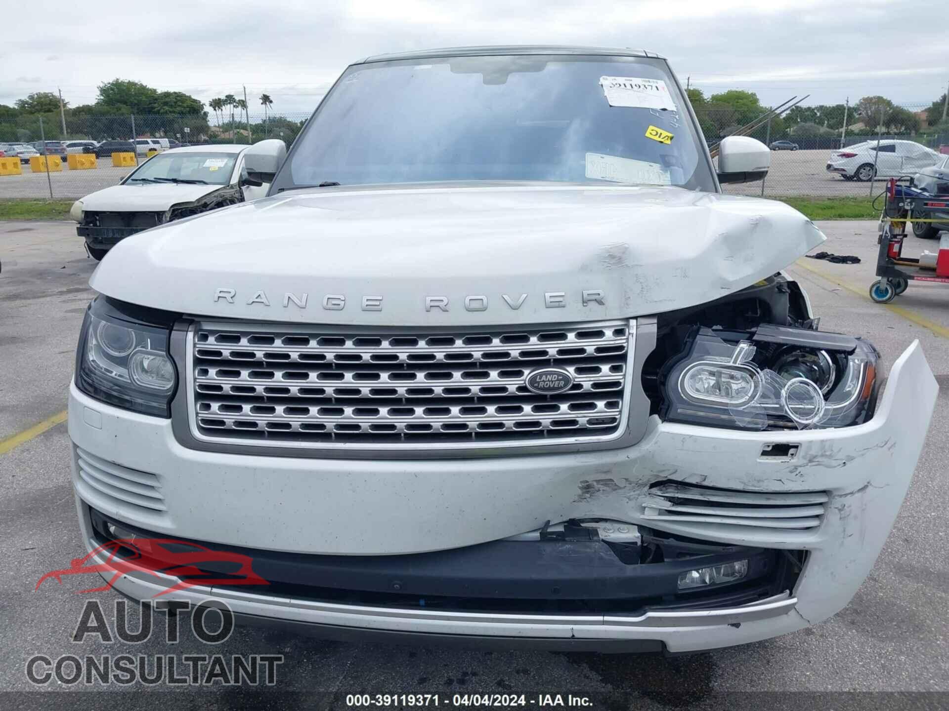LAND ROVER RANGE ROVER 2016 - SALGS2EF1GA290344