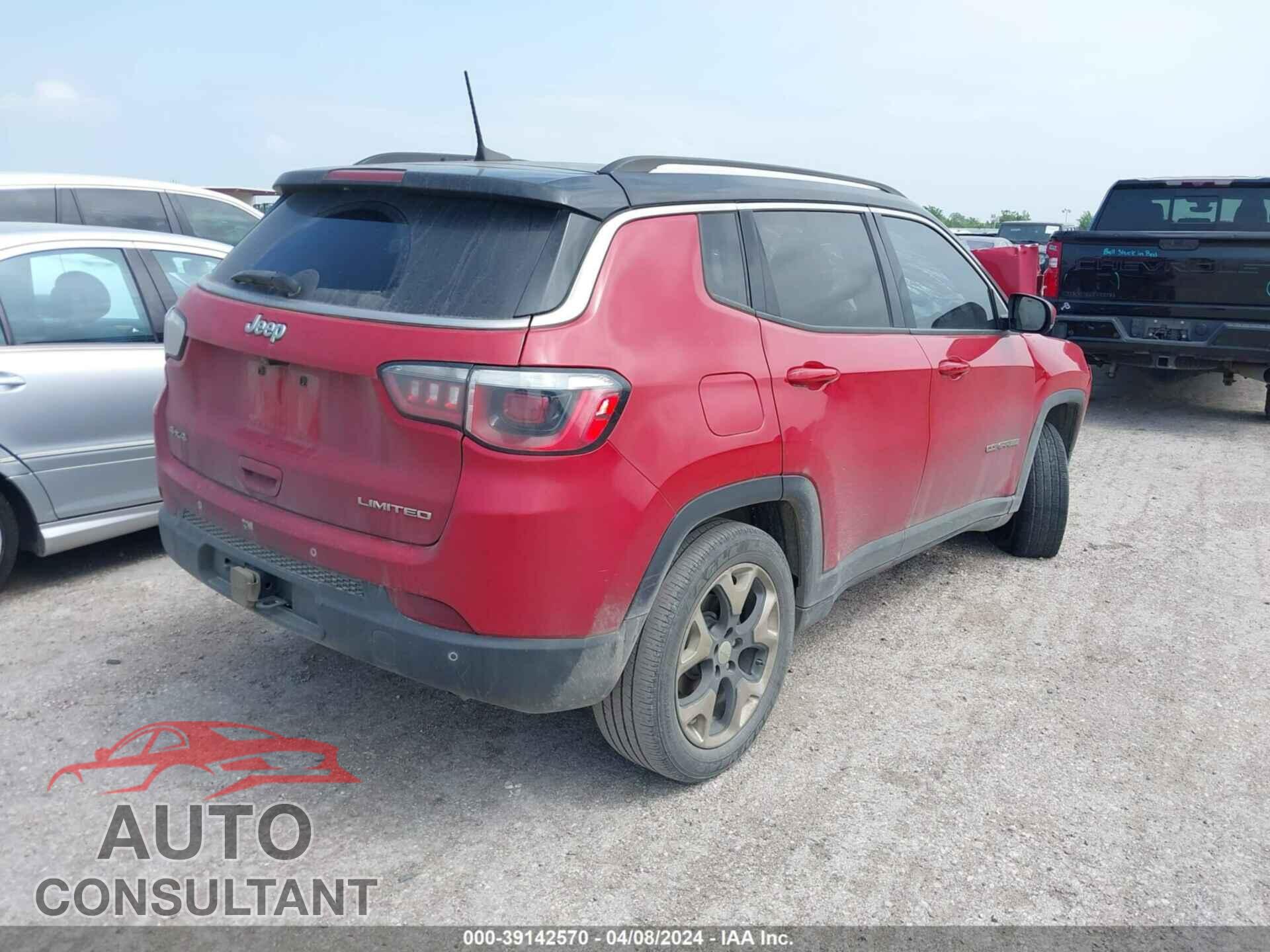 JEEP COMPASS 2017 - 3C4NJDCB2HT661499
