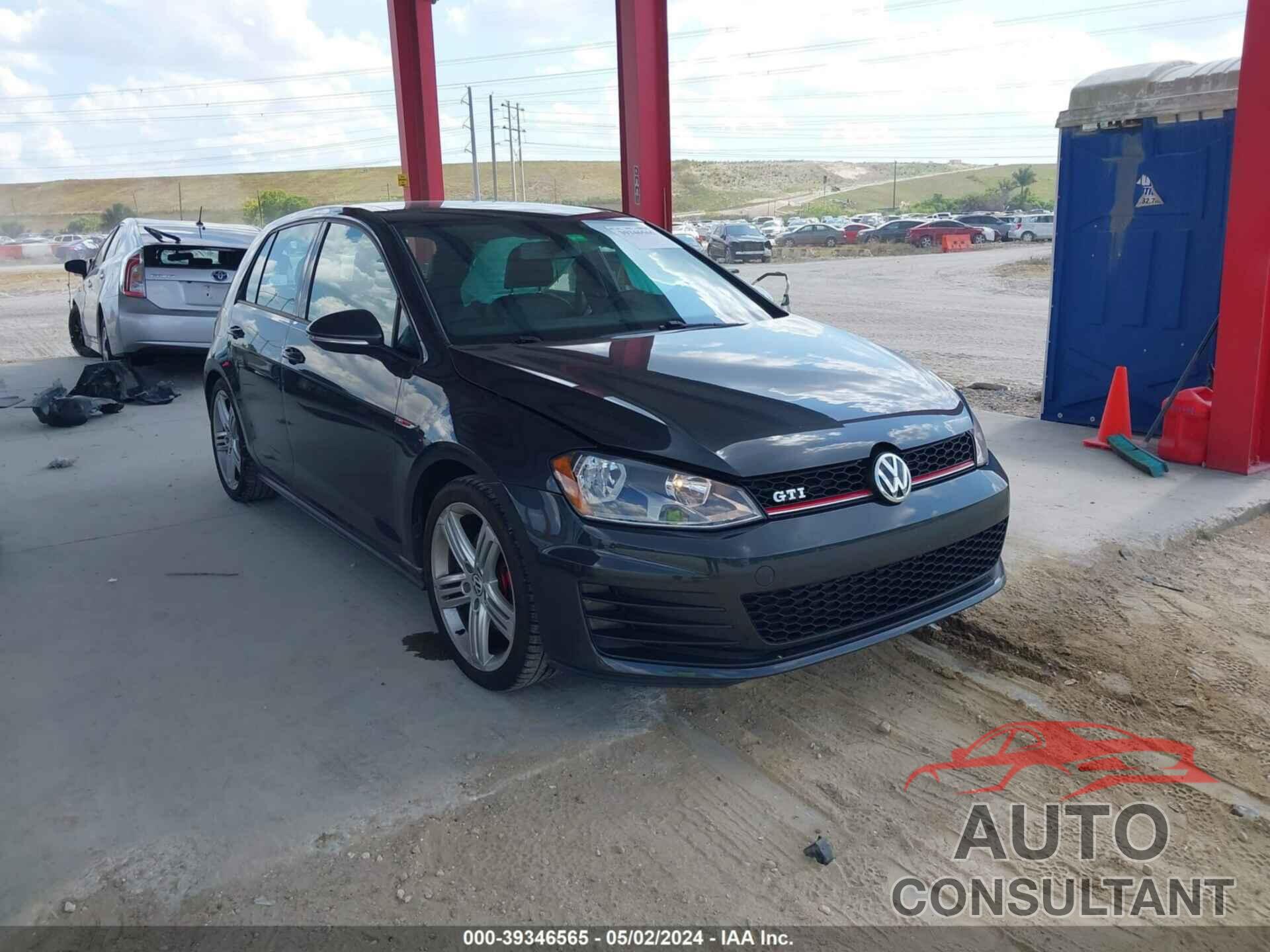 VOLKSWAGEN GOLF GTI 2016 - 3VW4T7AU9GM002420
