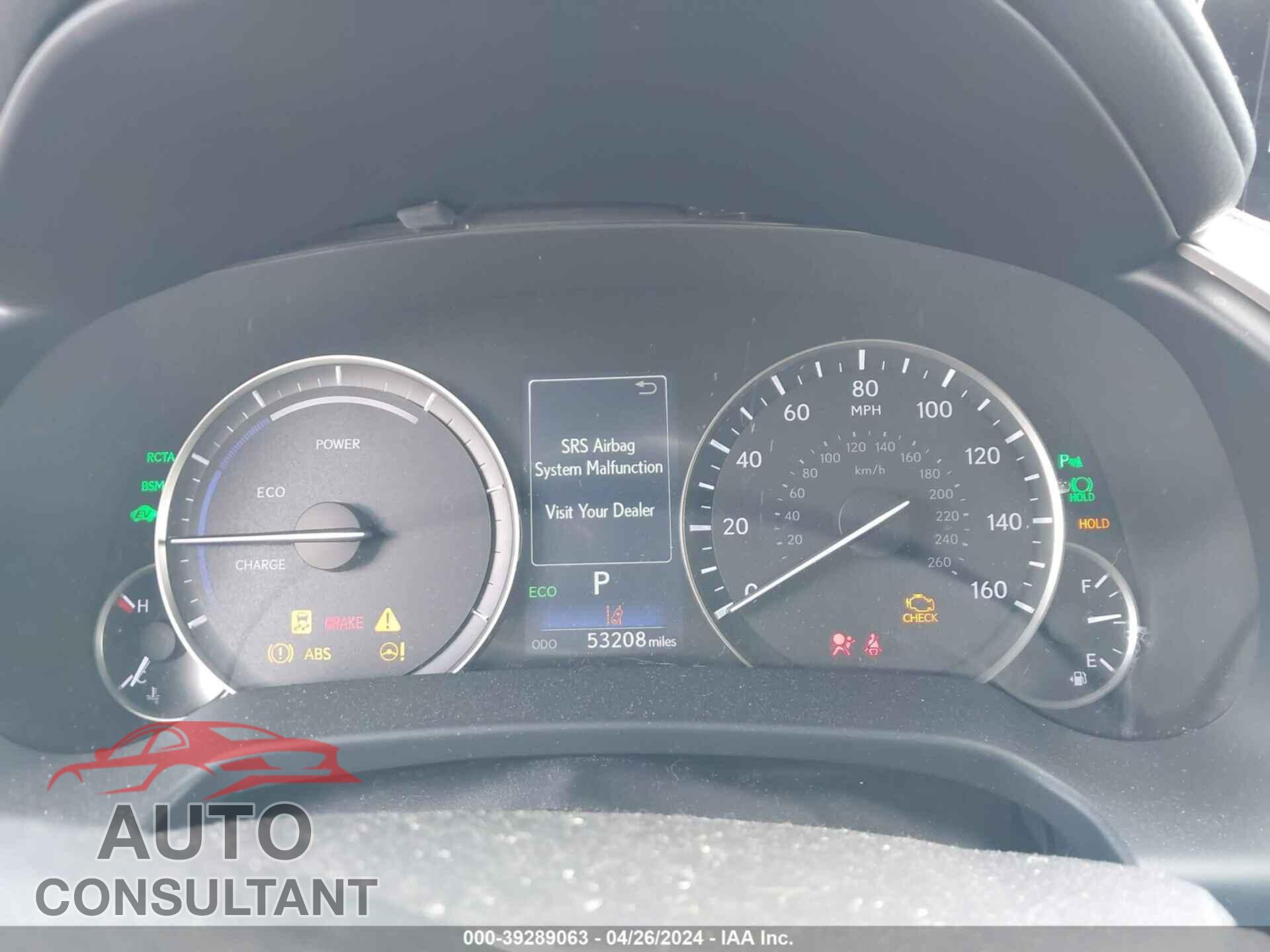 LEXUS RX 2018 - JTJDGKCA6J2000830