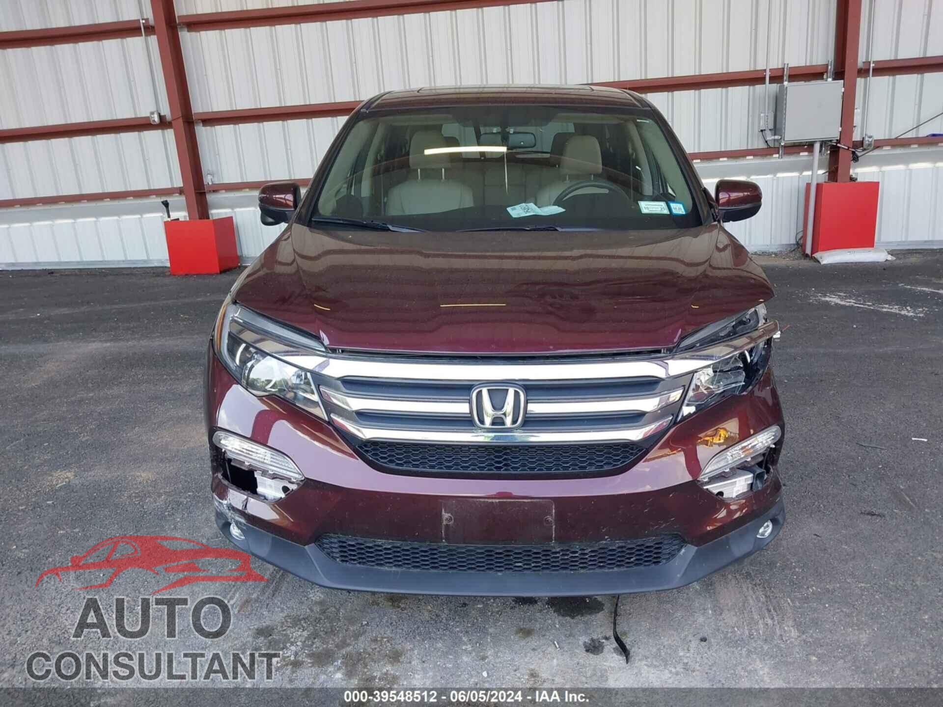 HONDA PILOT 2017 - 5FNYF6H55HB024862
