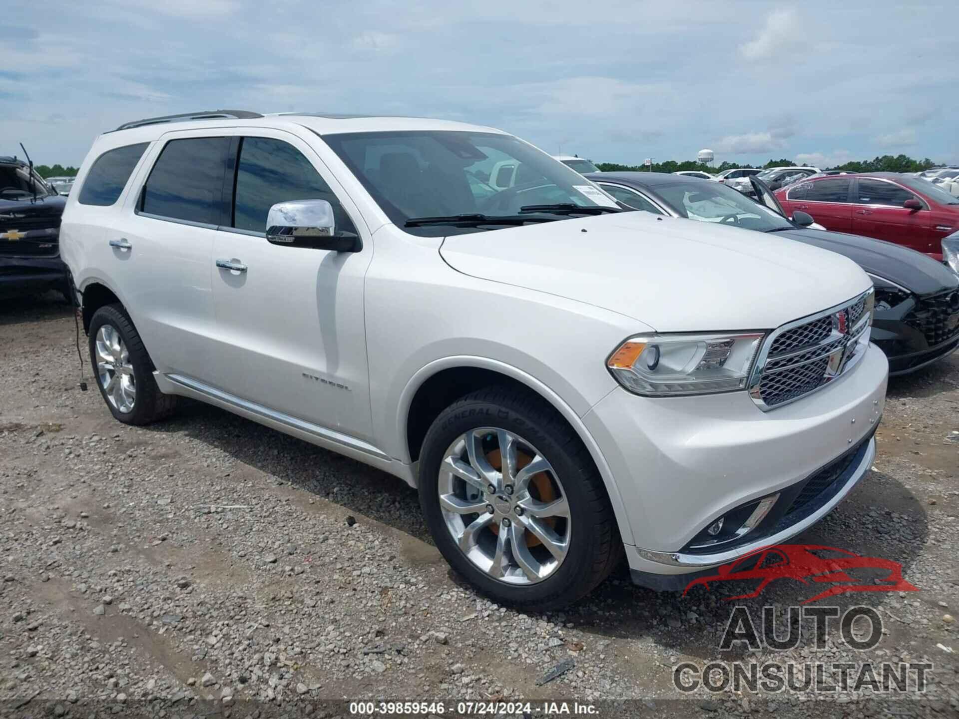 DODGE DURANGO 2017 - 1C4RDJEG7HC691321