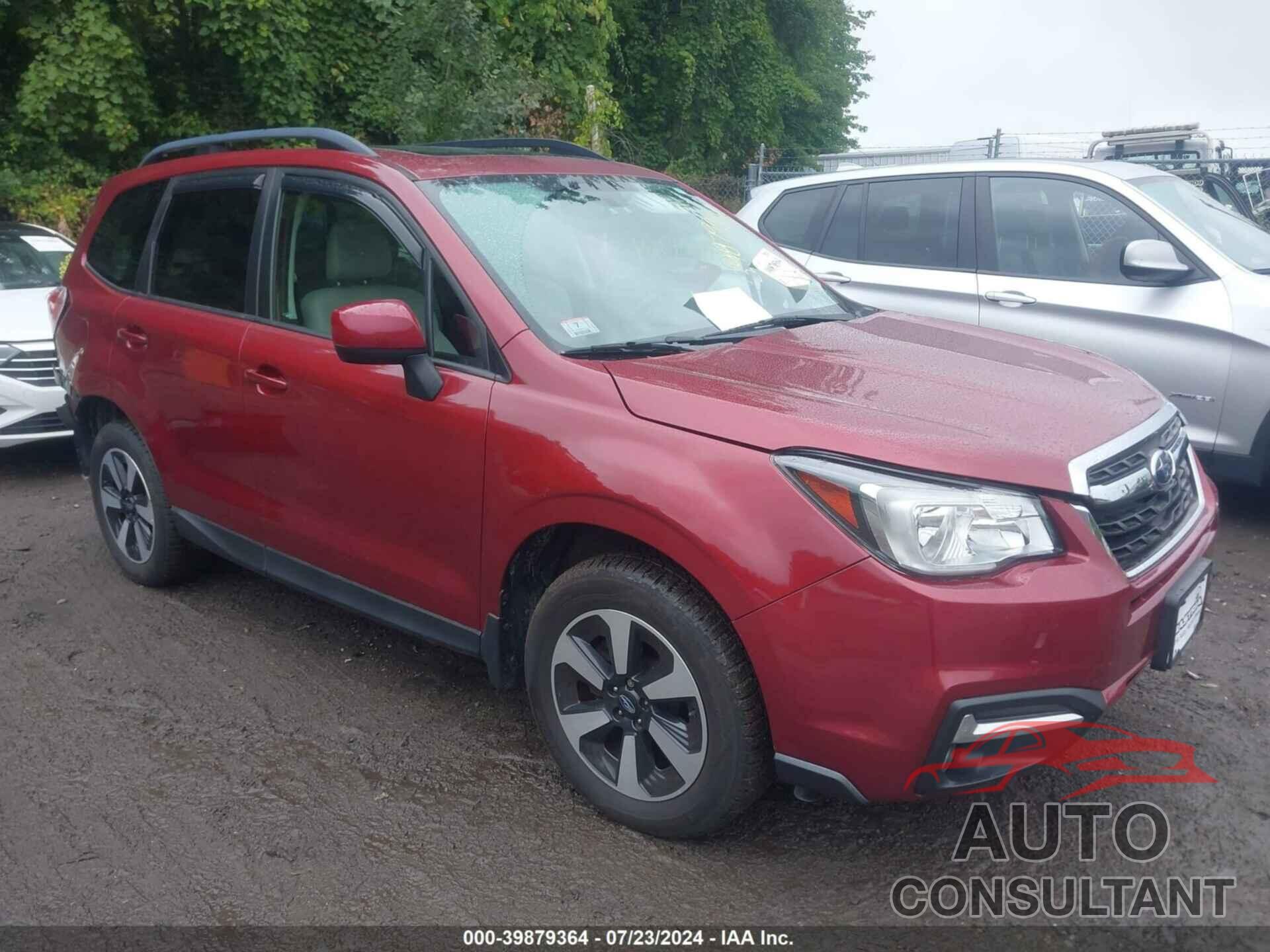 SUBARU FORESTER 2018 - JF2SJAGC4JH520086