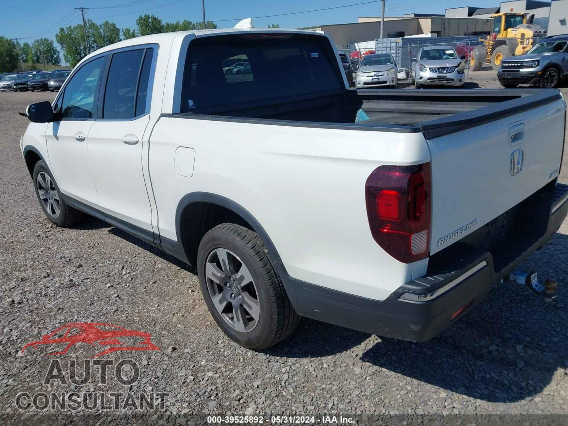 HONDA RIDGELINE 2017 - 5FPYK3F56HB021814