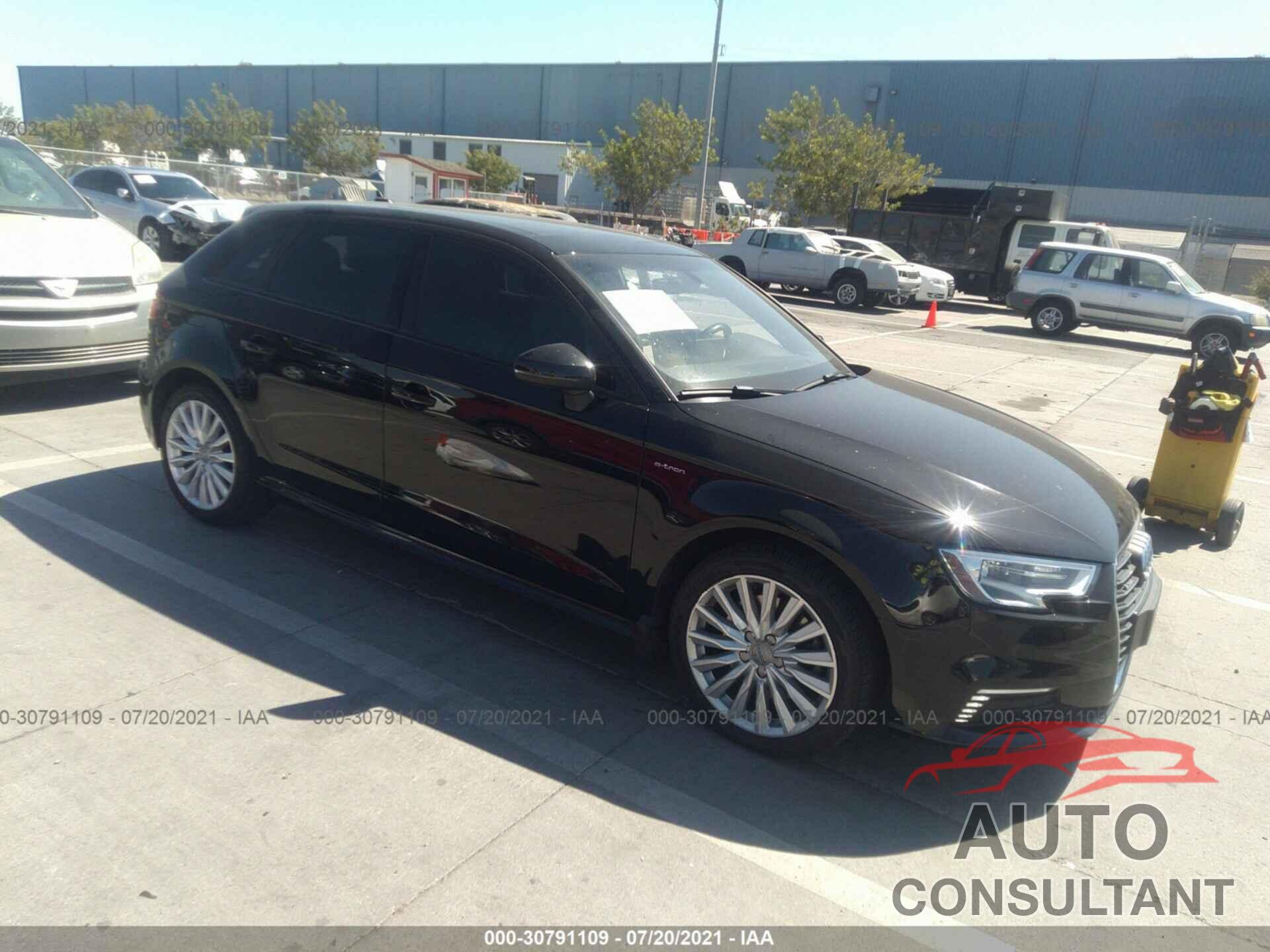 AUDI A3 SPORTBACK E-TRON 2017 - WAUUPBFF9HA055134
