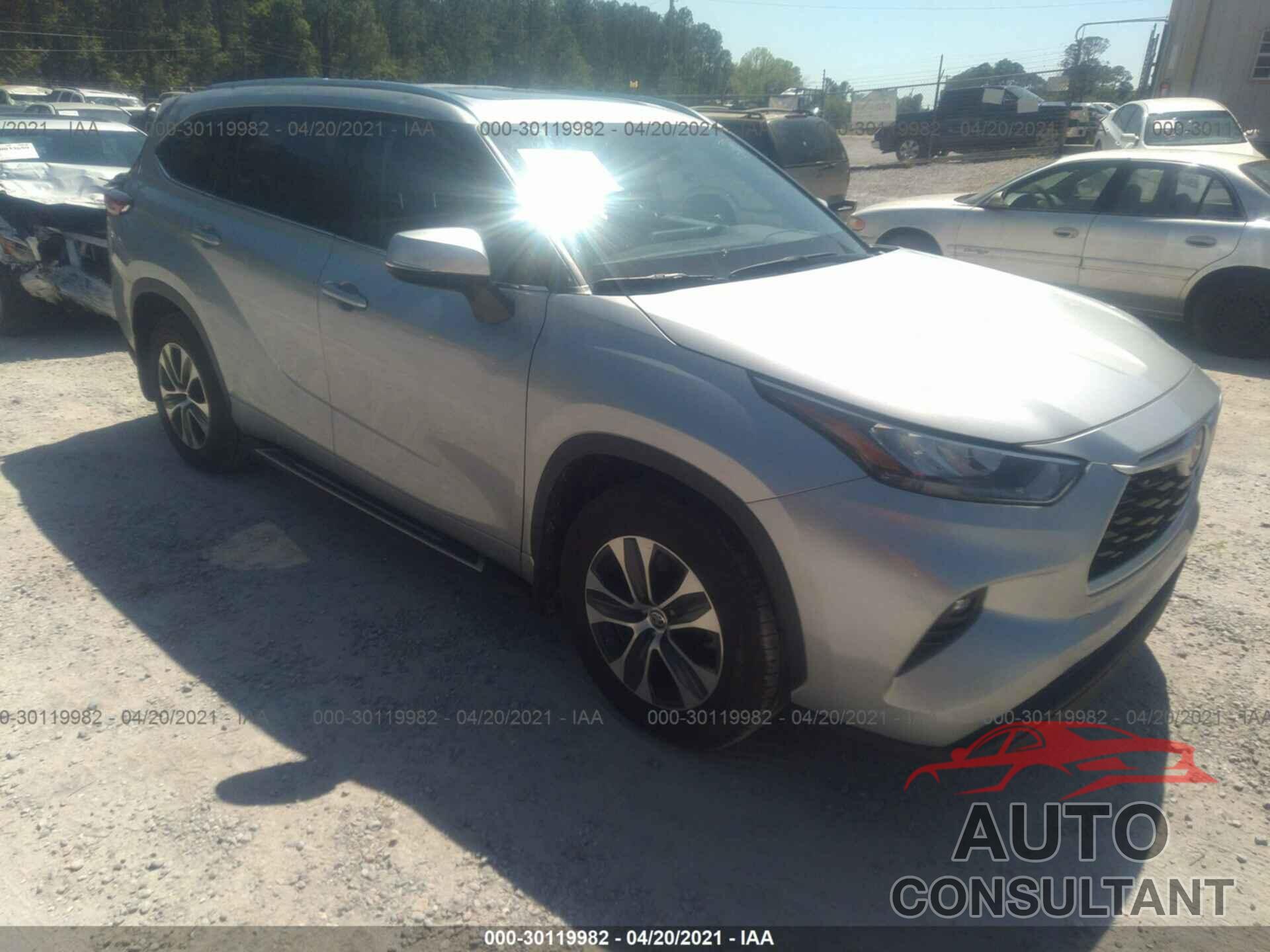 TOYOTA HIGHLANDER 2020 - 5TDGZRAH1LS502837