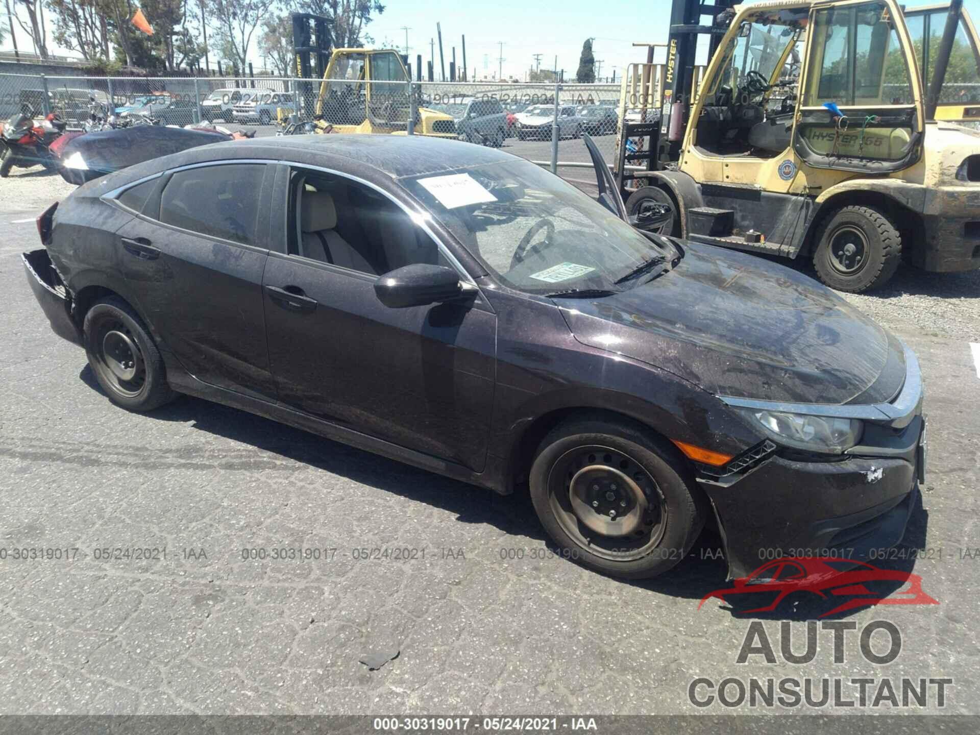 HONDA CIVIC SEDAN 2016 - 2HGFC2F58GH538999