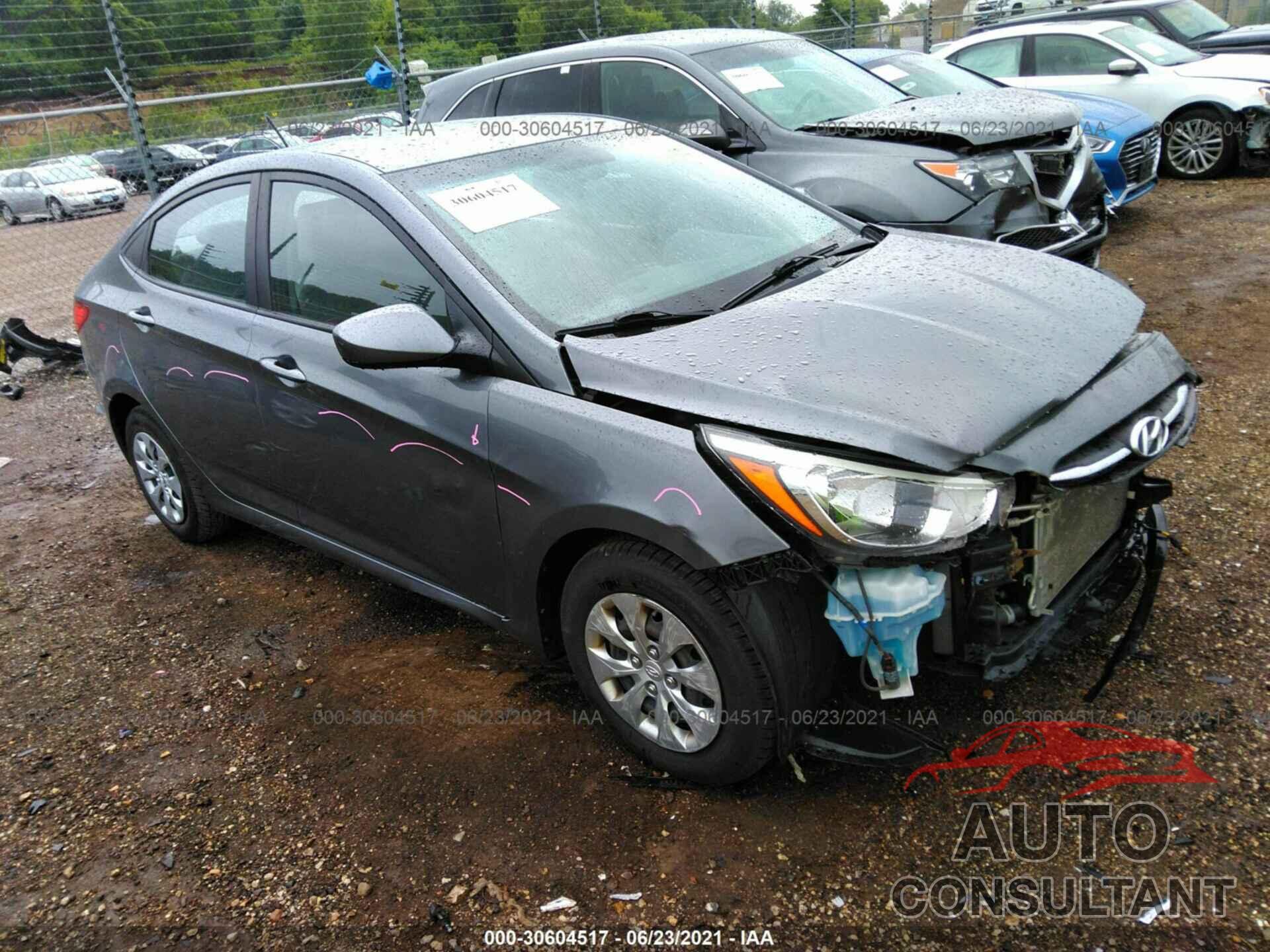 HYUNDAI ACCENT 2016 - KMHCT4AE4GU076096