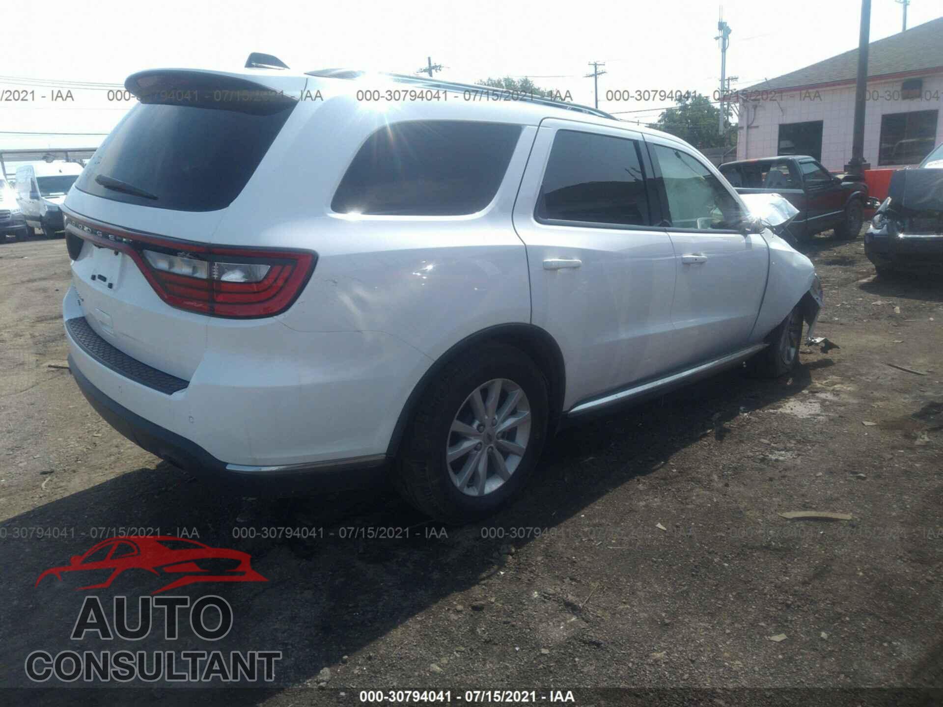 DODGE DURANGO 2021 - 1C4RDJAG1MC523898