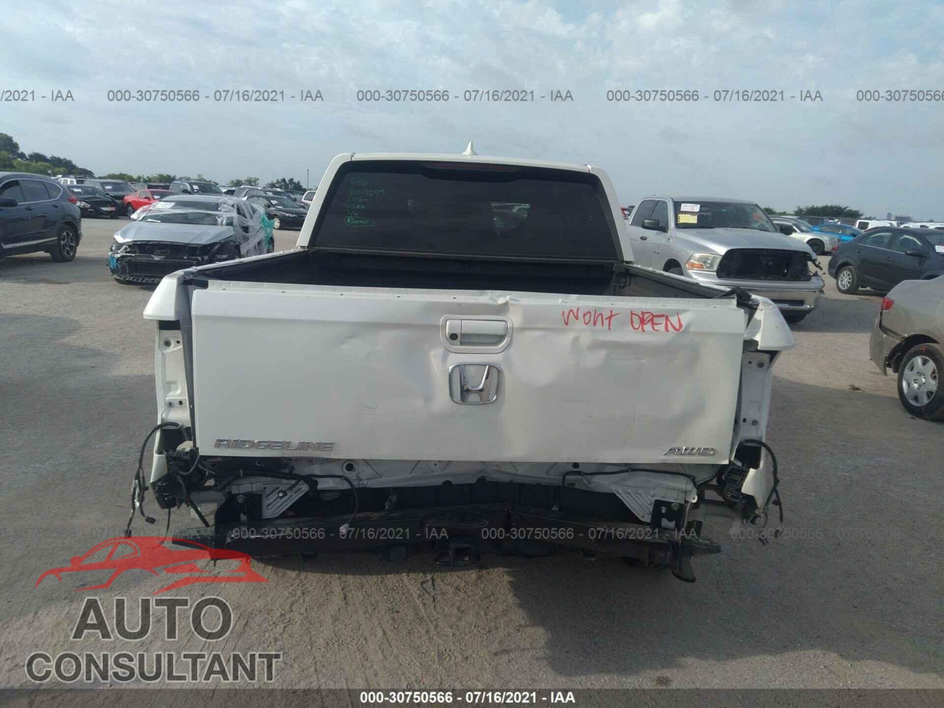 HONDA RIDGELINE 2017 - 5FPYK3F61HB030512