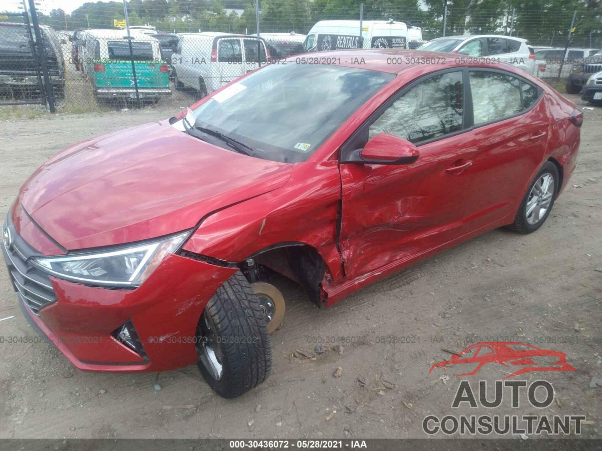 HYUNDAI ELANTRA 2020 - 5NPD84LF6LH562834