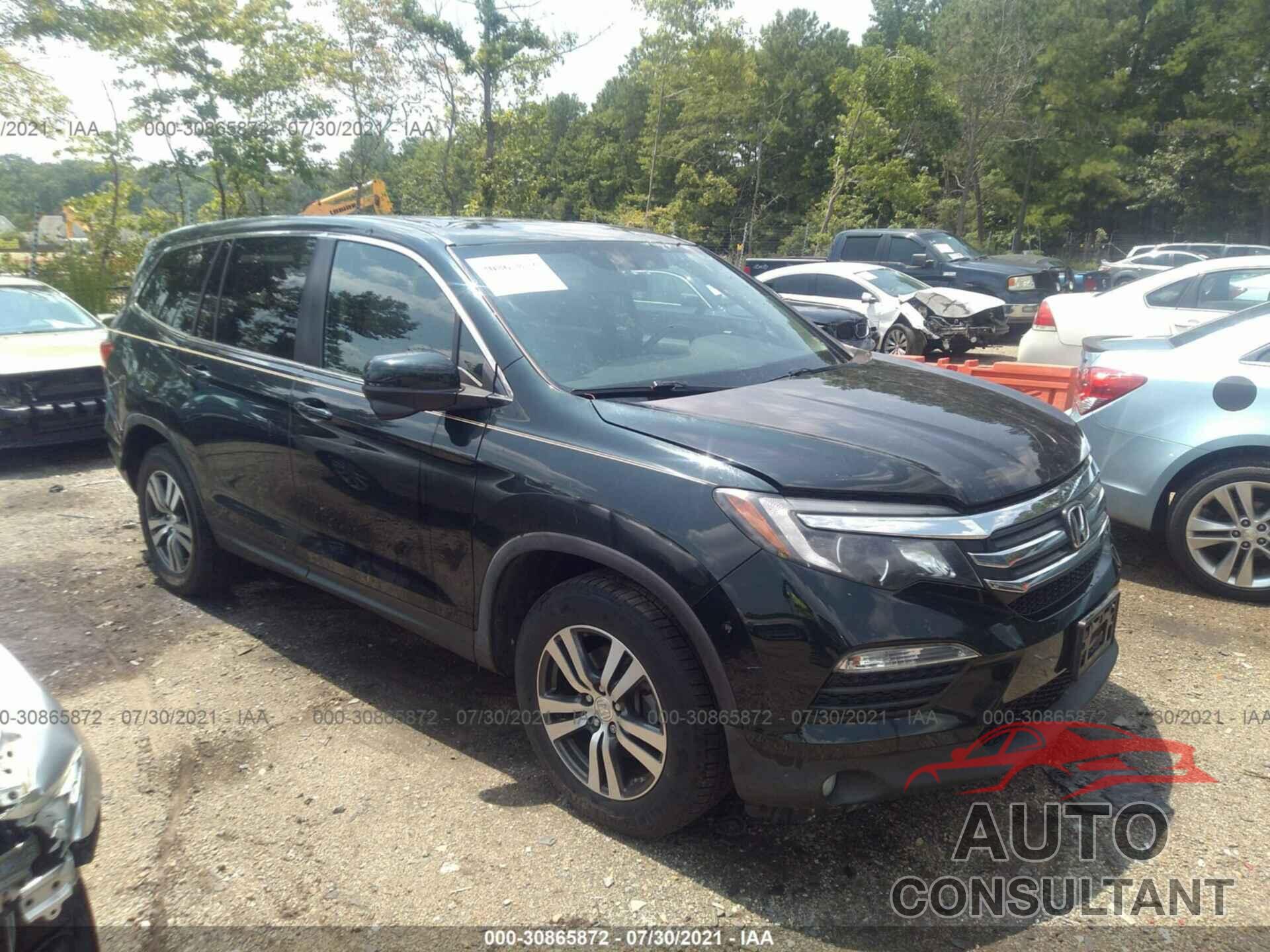 HONDA PILOT 2016 - 5FNYF6H5XGB012771