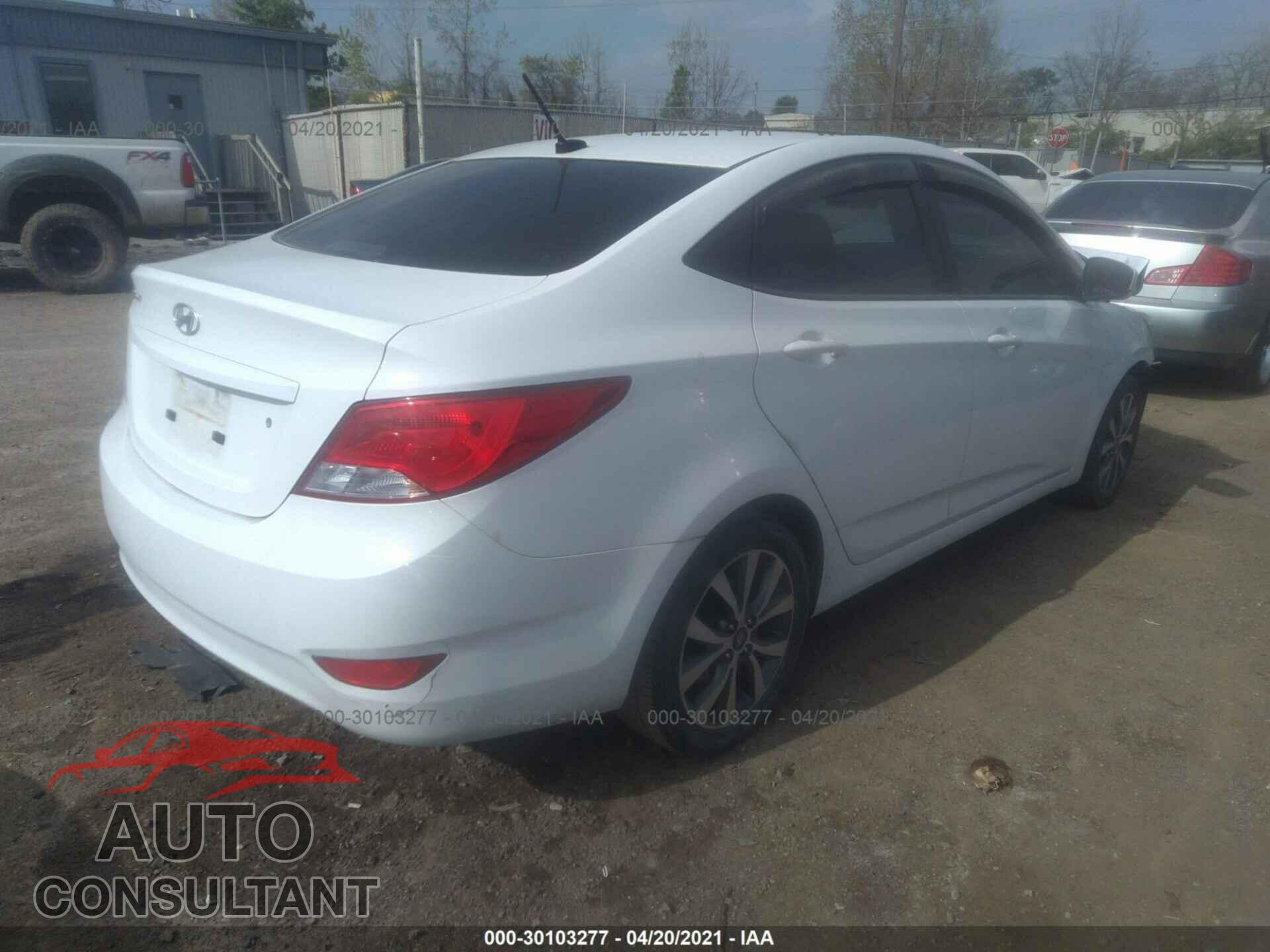 HYUNDAI ACCENT 2017 - KMHCT4AE2HU344807