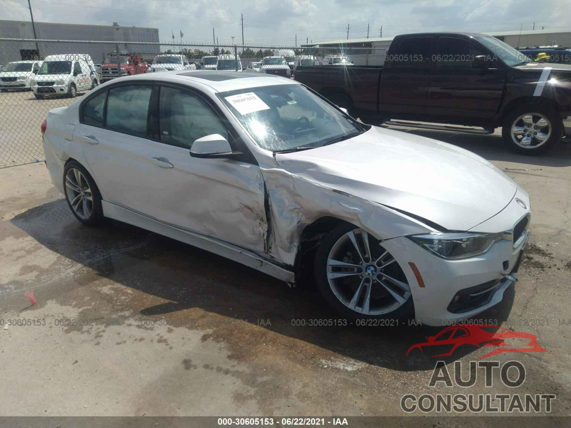 BMW 3 SERIES 2016 - WBA8E9G58GNT42395