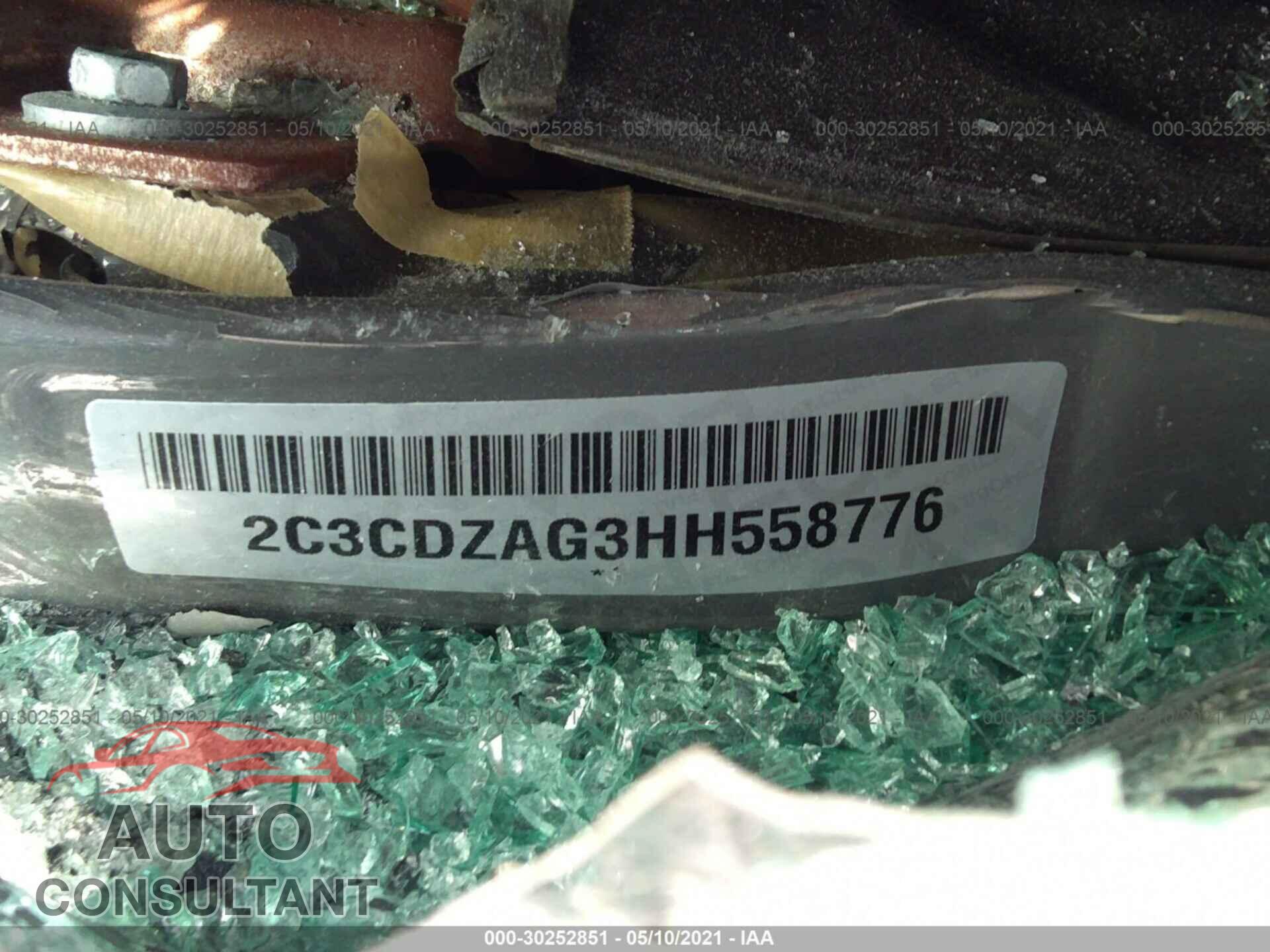 DODGE CHALLENGER 2017 - 2C3CDZAG3HH558776