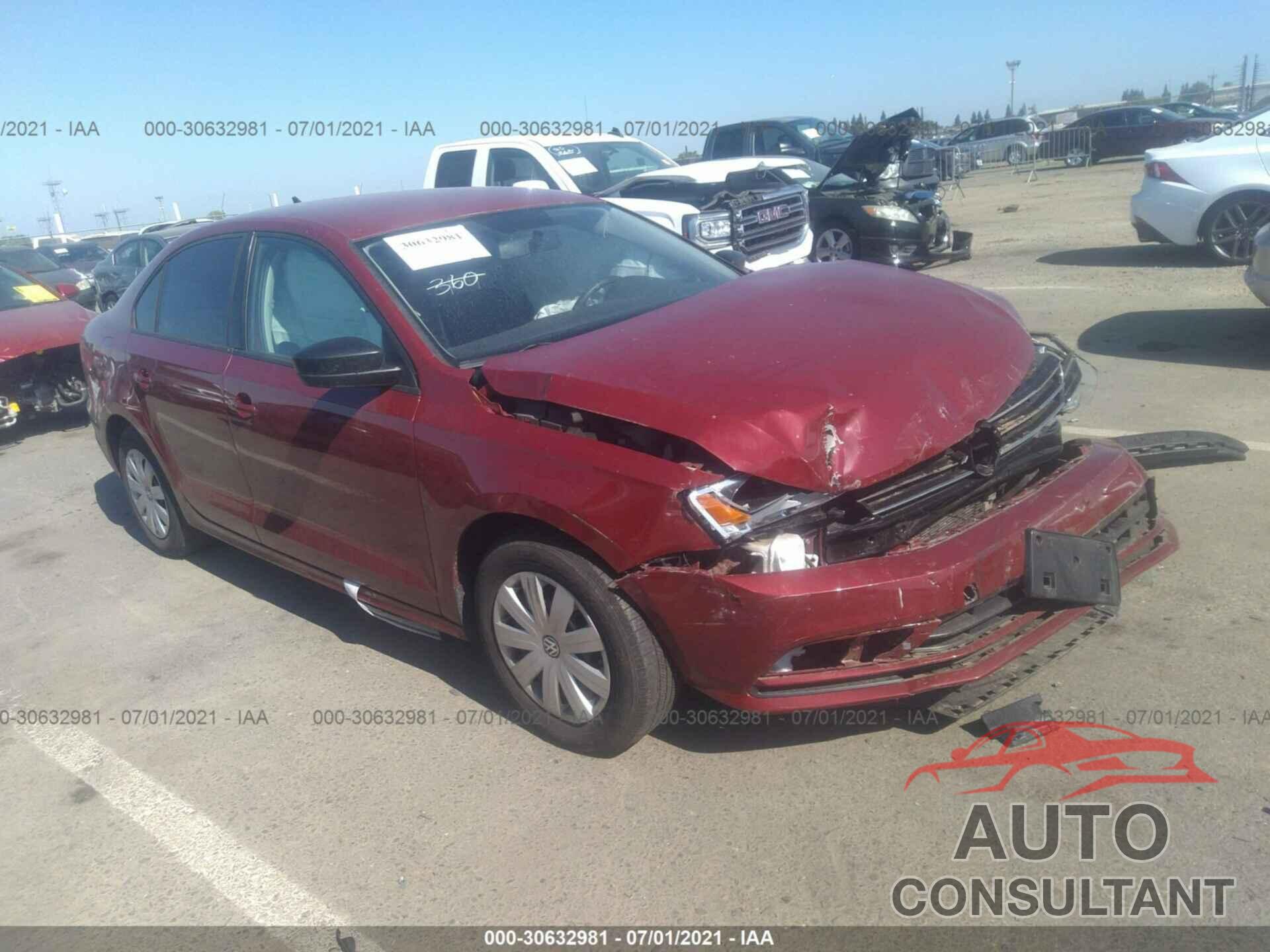 VOLKSWAGEN JETTA SEDAN 2016 - 3VW267AJXGM248039