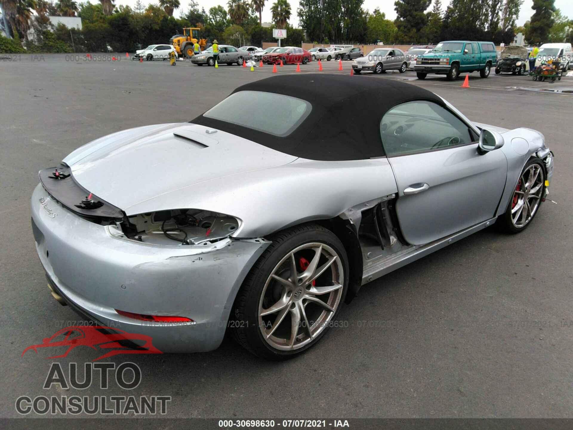 PORSCHE 718 BOXSTER 2017 - WP0CB2A87HS240962