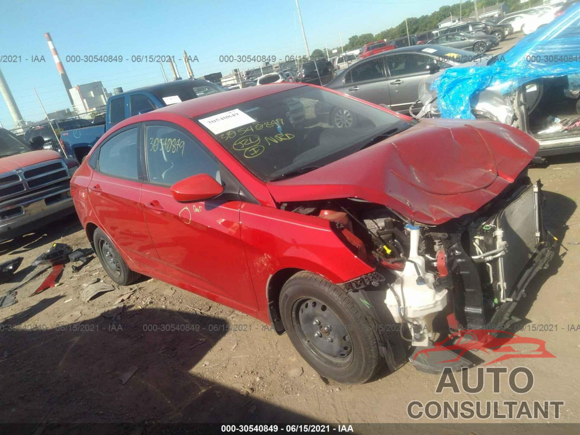 HYUNDAI ACCENT 2016 - KMHCT4AE6GU064340
