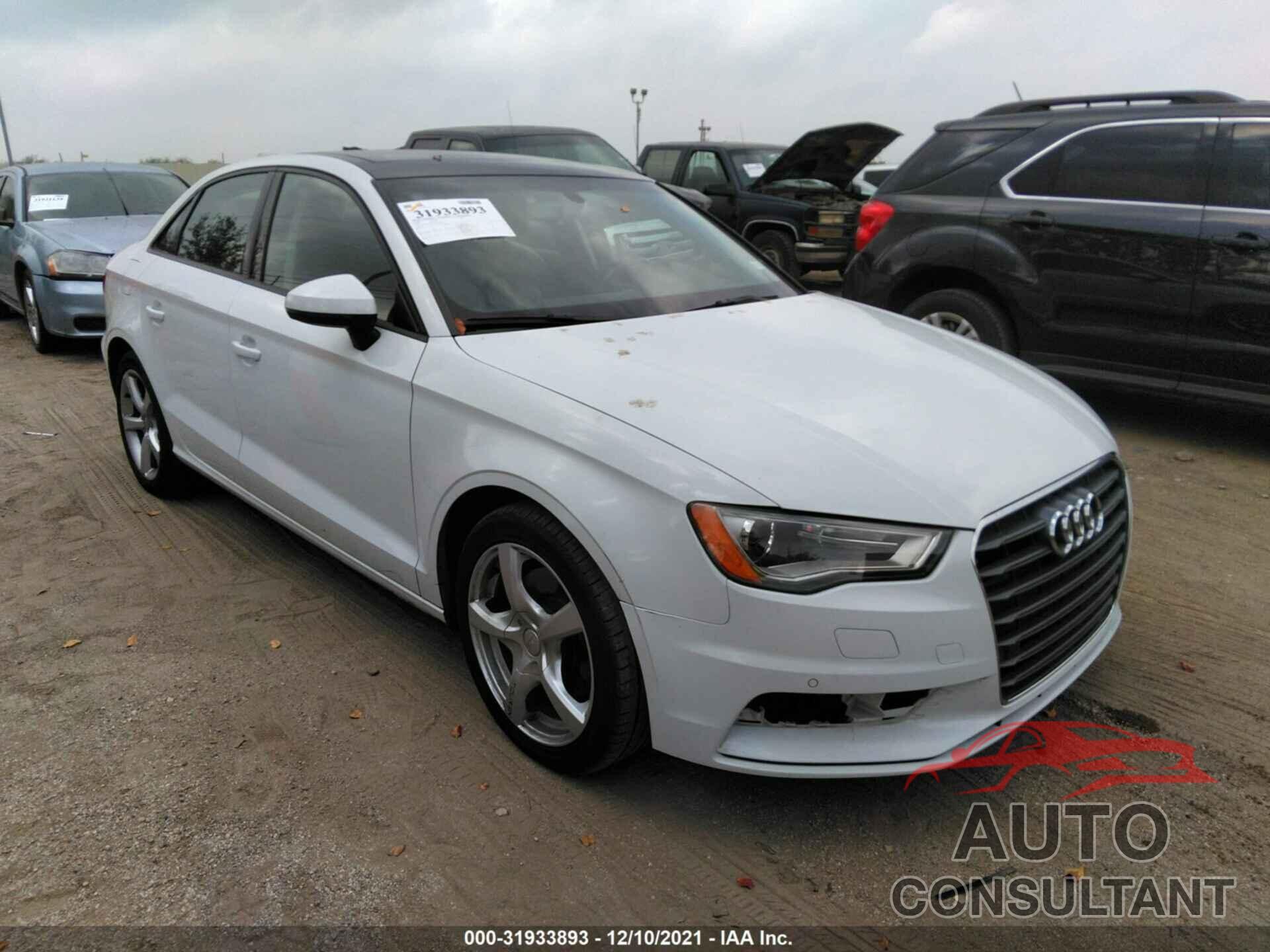 AUDI A3 2016 - WAUA7GFF2G1064918