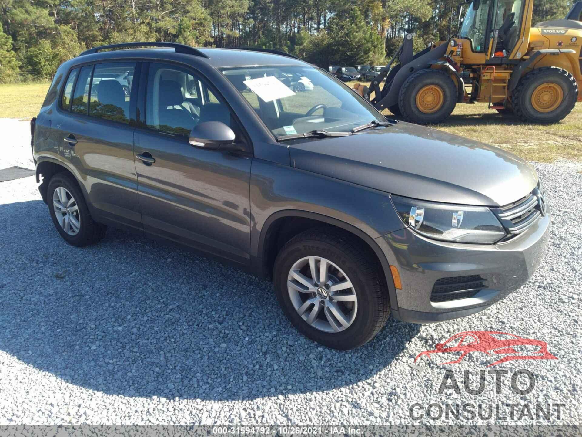 VOLKSWAGEN TIGUAN 2016 - WVGAV7AX0GW582680