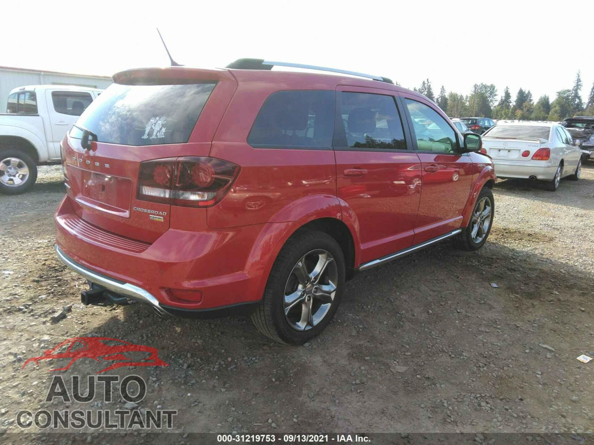 DODGE JOURNEY 2017 - 3C4PDCGG5HT617691