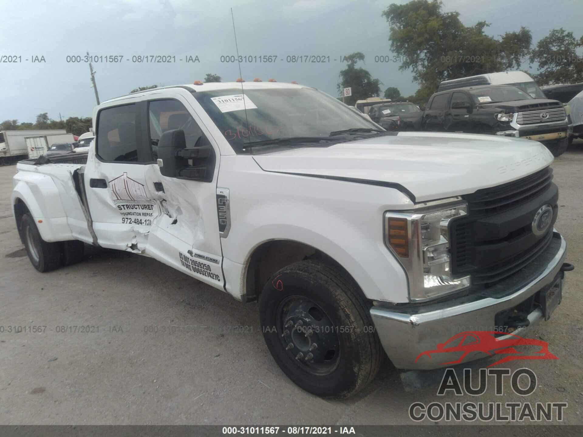 FORD SUPER DUTY F-350 DRW 2019 - 1FT8W3CT2KEC54405