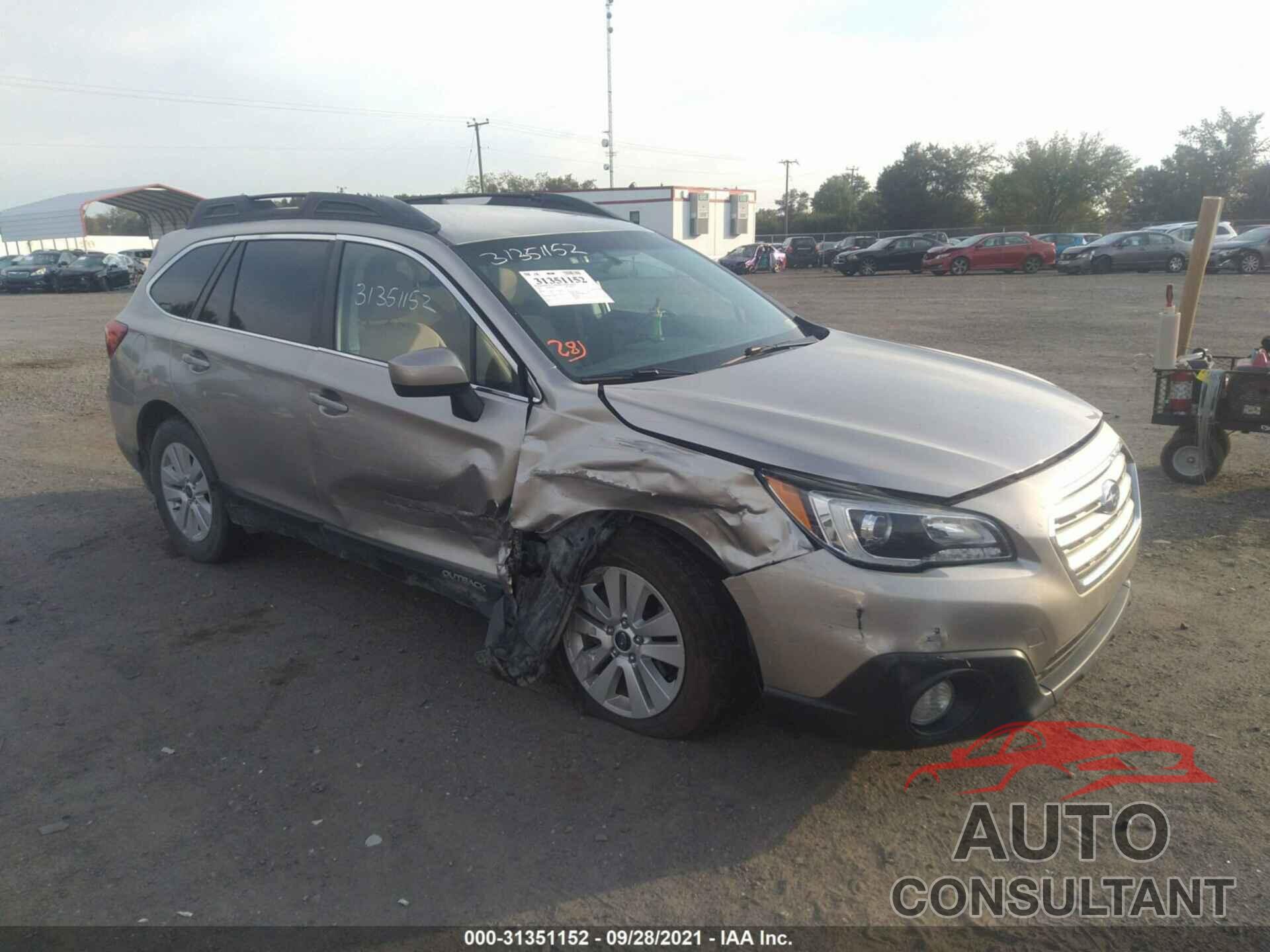 SUBARU OUTBACK 2015 - JTDKARFU1G3517191