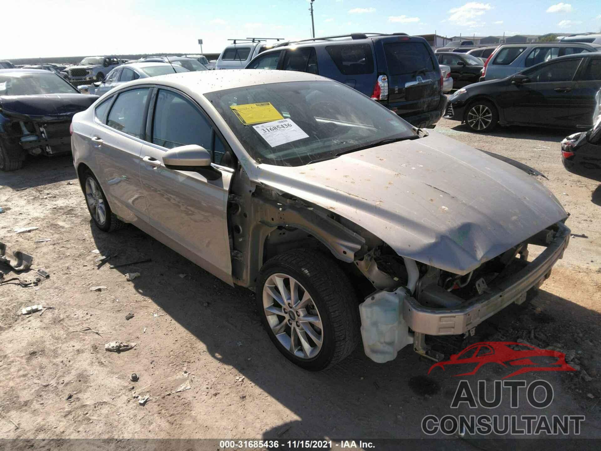 FORD FUSION 2017 - 3FA6P0H75HR184988