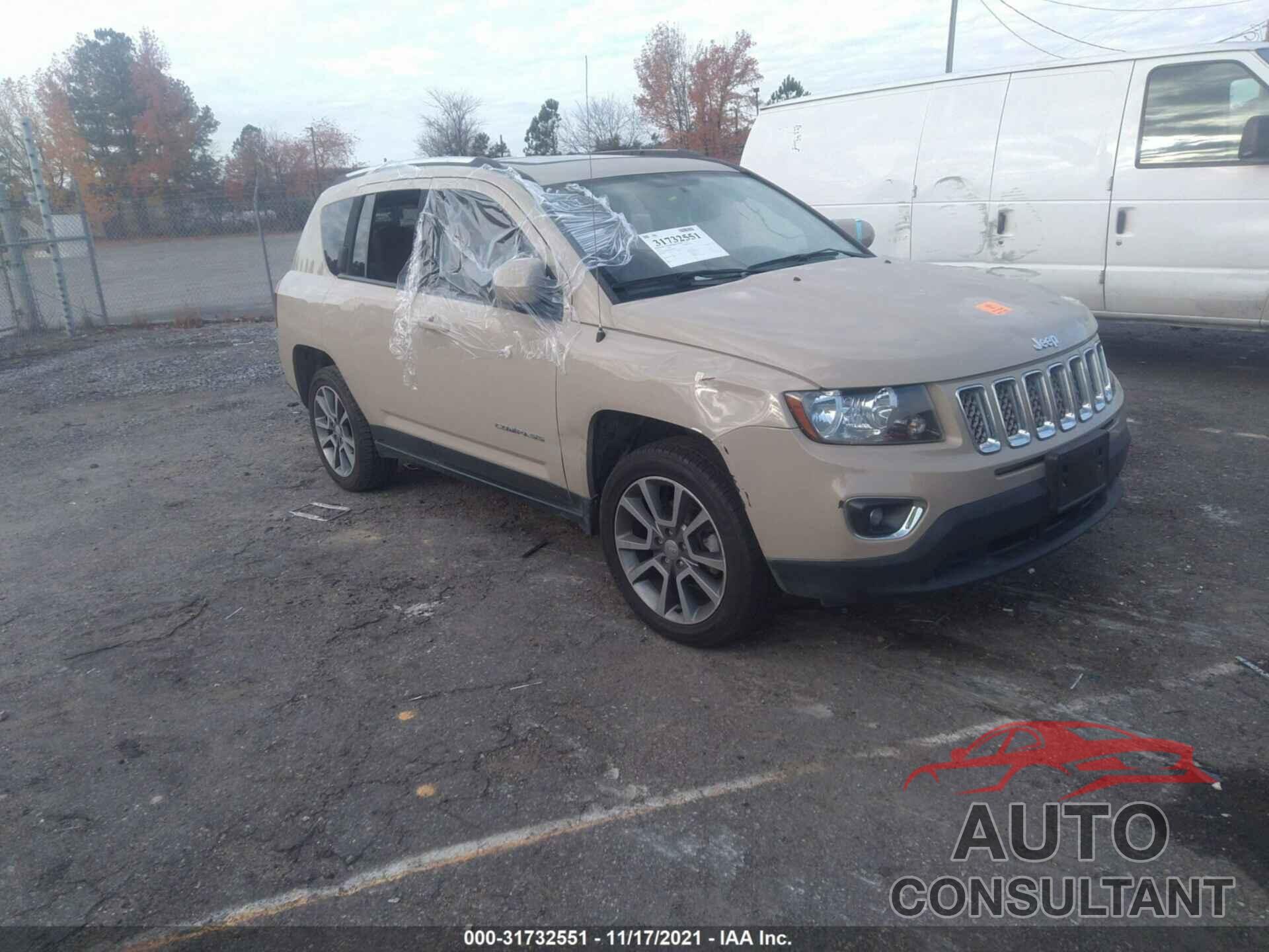 JEEP COMPASS 2017 - 1C4NJDEB7HD108477