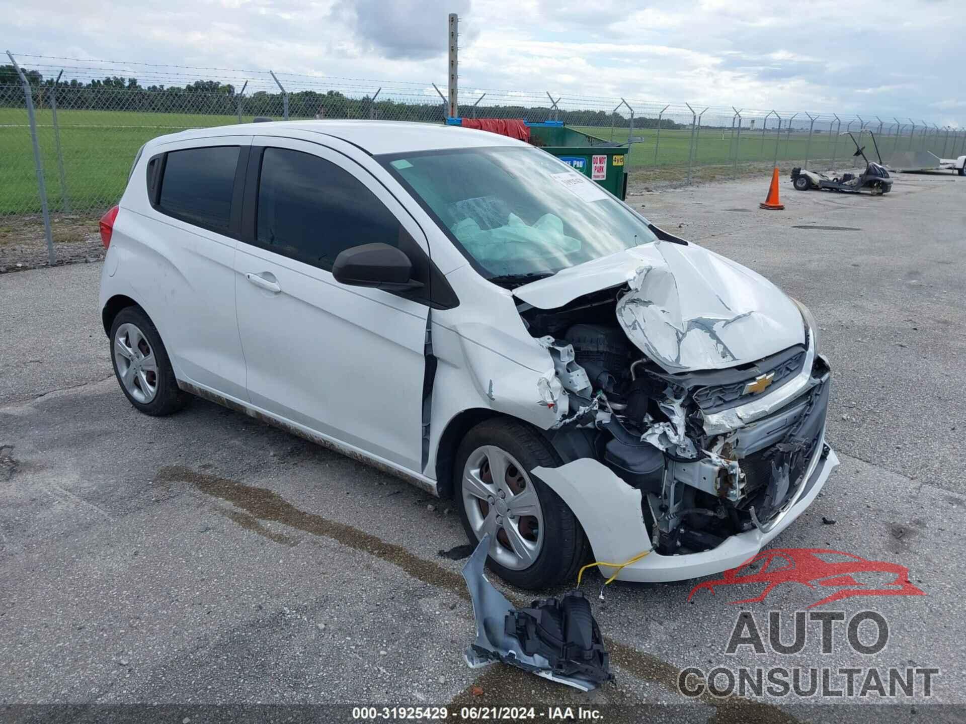 CHEVROLET SPARK 2019 - KL8CB6SA8KC744746