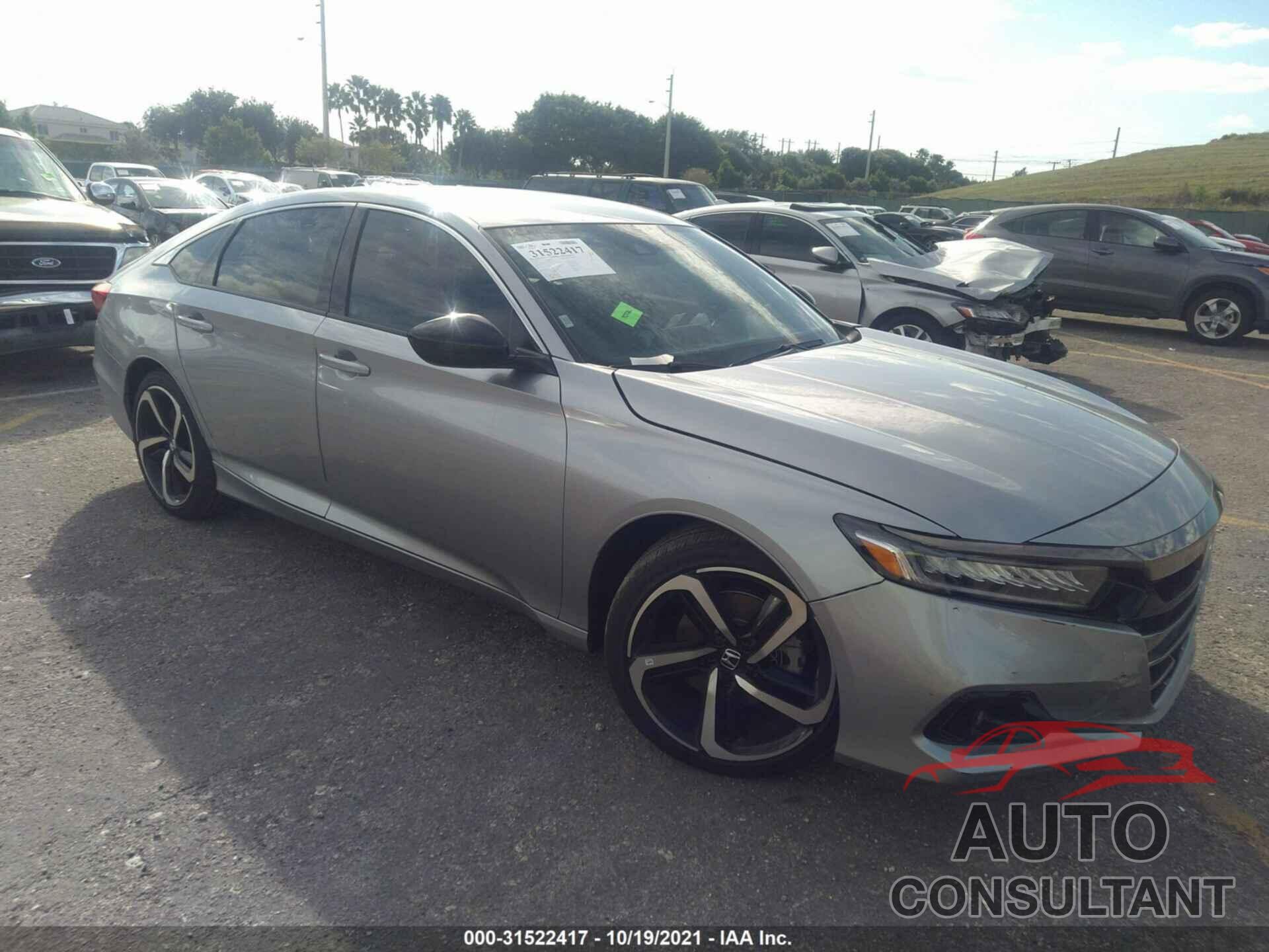 HONDA ACCORD SEDAN 2021 - 1HGCV1F3XMA106544